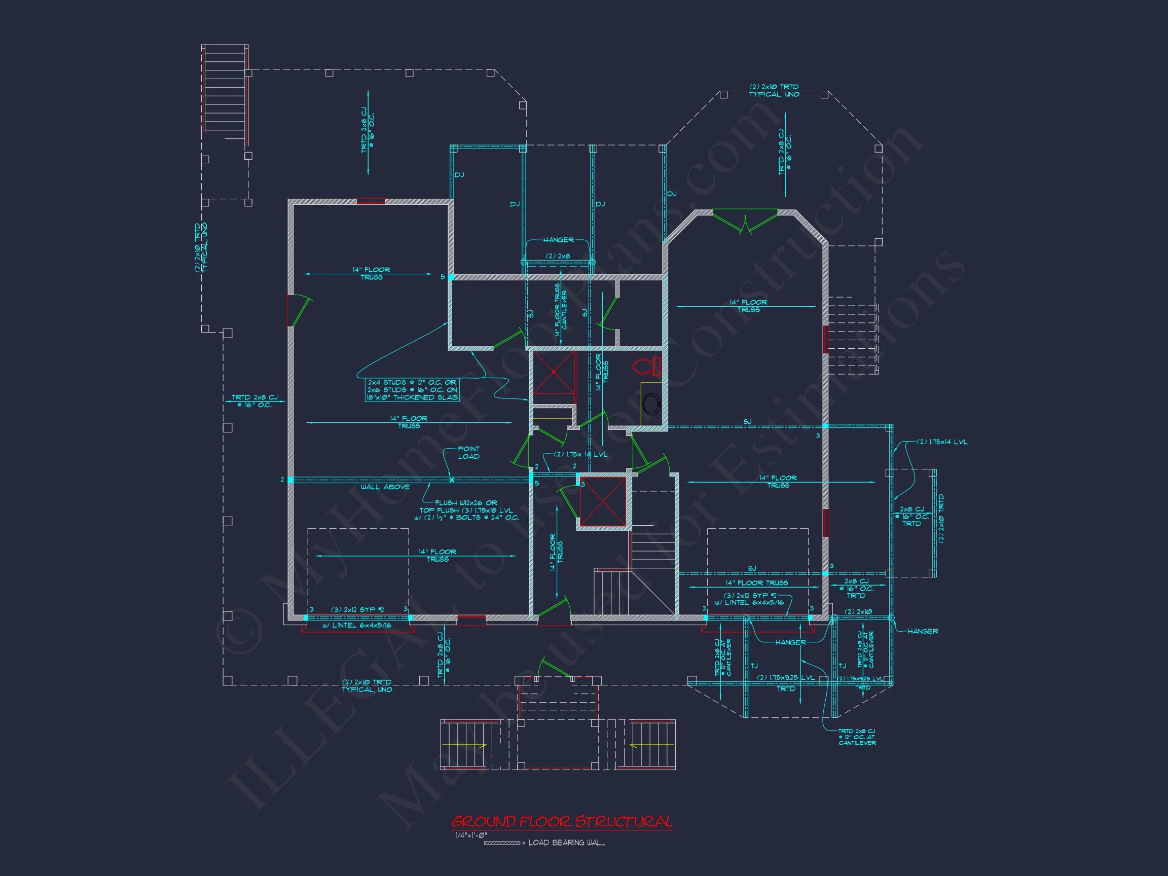 8-1383 HOUSE PLAN - Elegant Beach House Plan with Wraparound Porch and Spacious Design 17 Elegant Beach House Plan with Wrap Porch and Spacious Design
