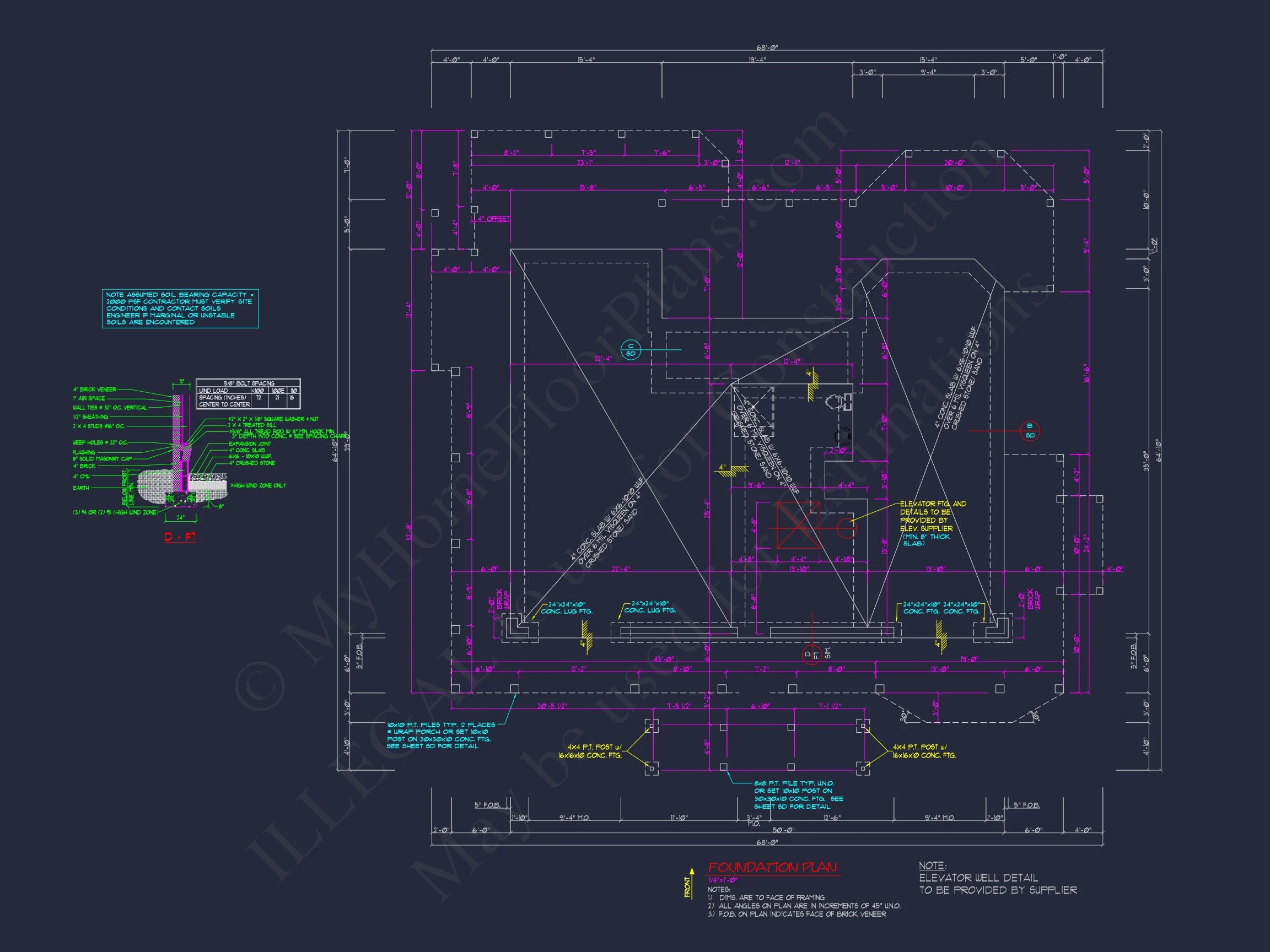8-1383 HOUSE PLAN - Elegant Beach House Plan with Wraparound Porch and Spacious Design 16 Elegant Beach House Plan with Wrap Porch and Spacious Design