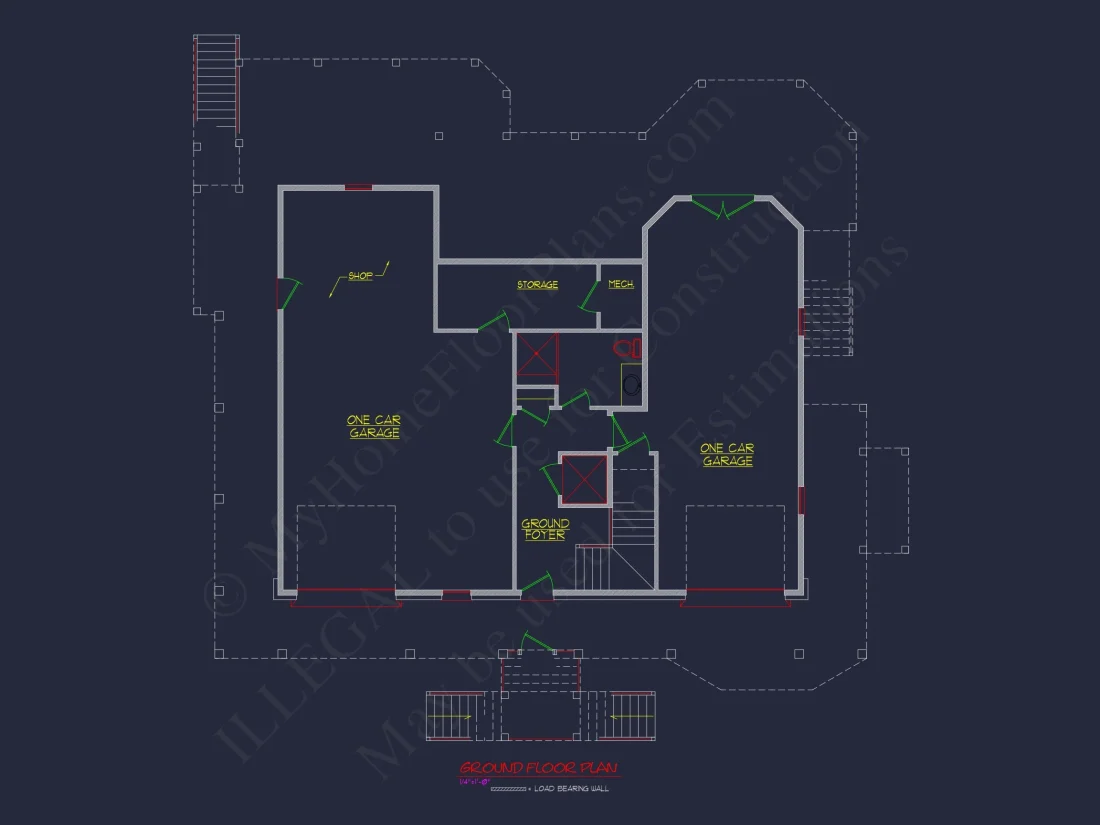 Elegant Beach House Plan with Wrap Porch and Spacious Design
