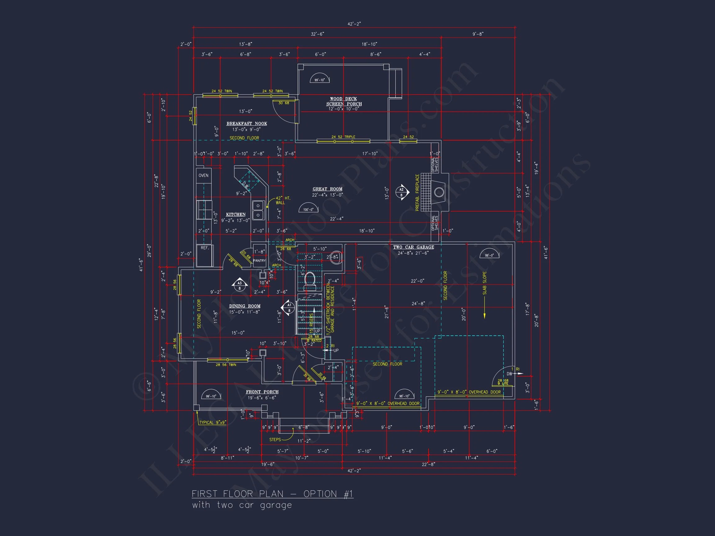 8-1374 HOUSE PLAN - Beautiful 2-story house plan featuring 3 bedrooms, 3 baths, 2,212 heated sq. ft. 13 Beautiful 2-Story house Floor Plan with 3 Bedrooms and CAD Designs