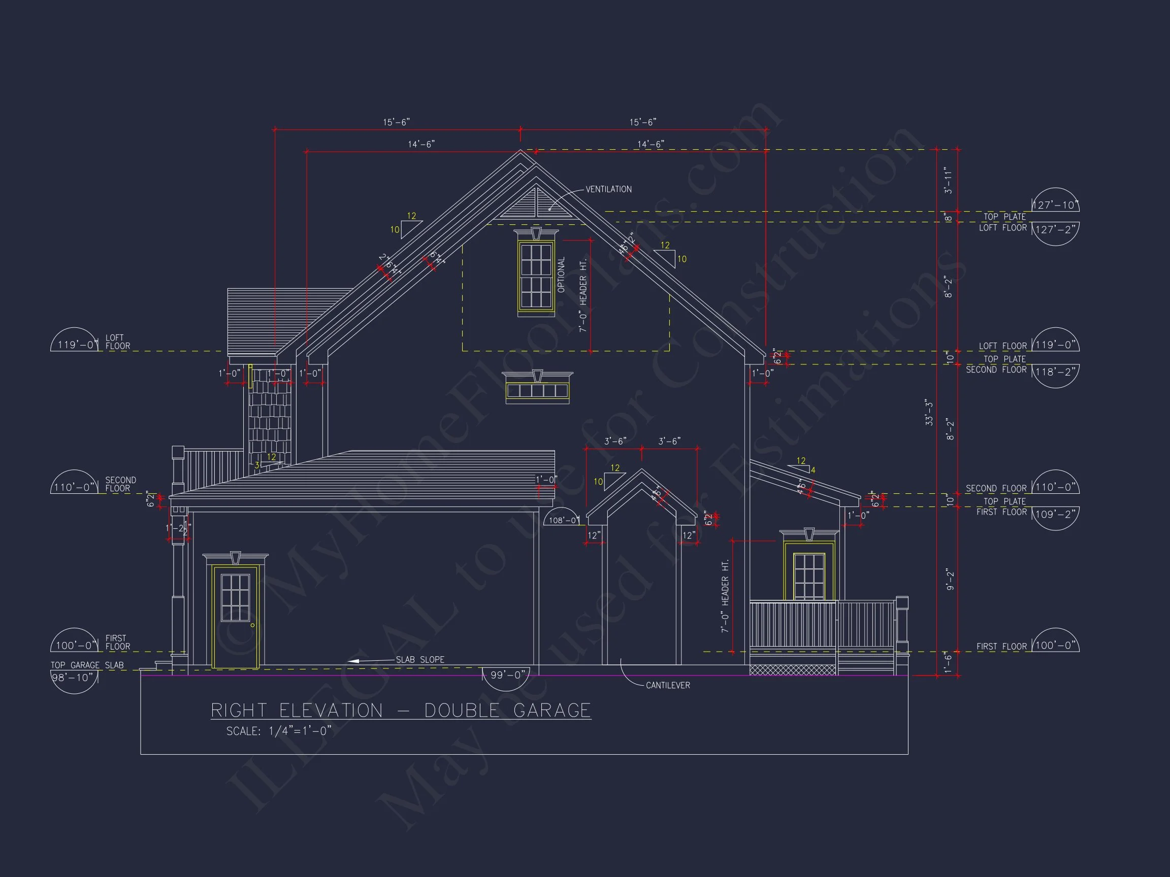 8-1374 HOUSE PLAN - Beautiful 2-story house plan featuring 3 bedrooms, 3 baths, 2,212 heated sq. ft. 4 Beautiful 2-Story house Floor Plan with 3 Bedrooms and CAD Designs