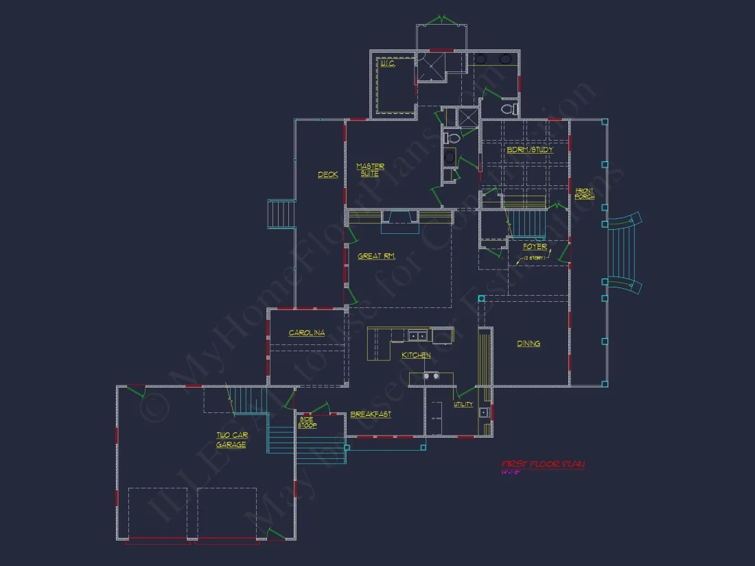 Classic 2-Story house Plan