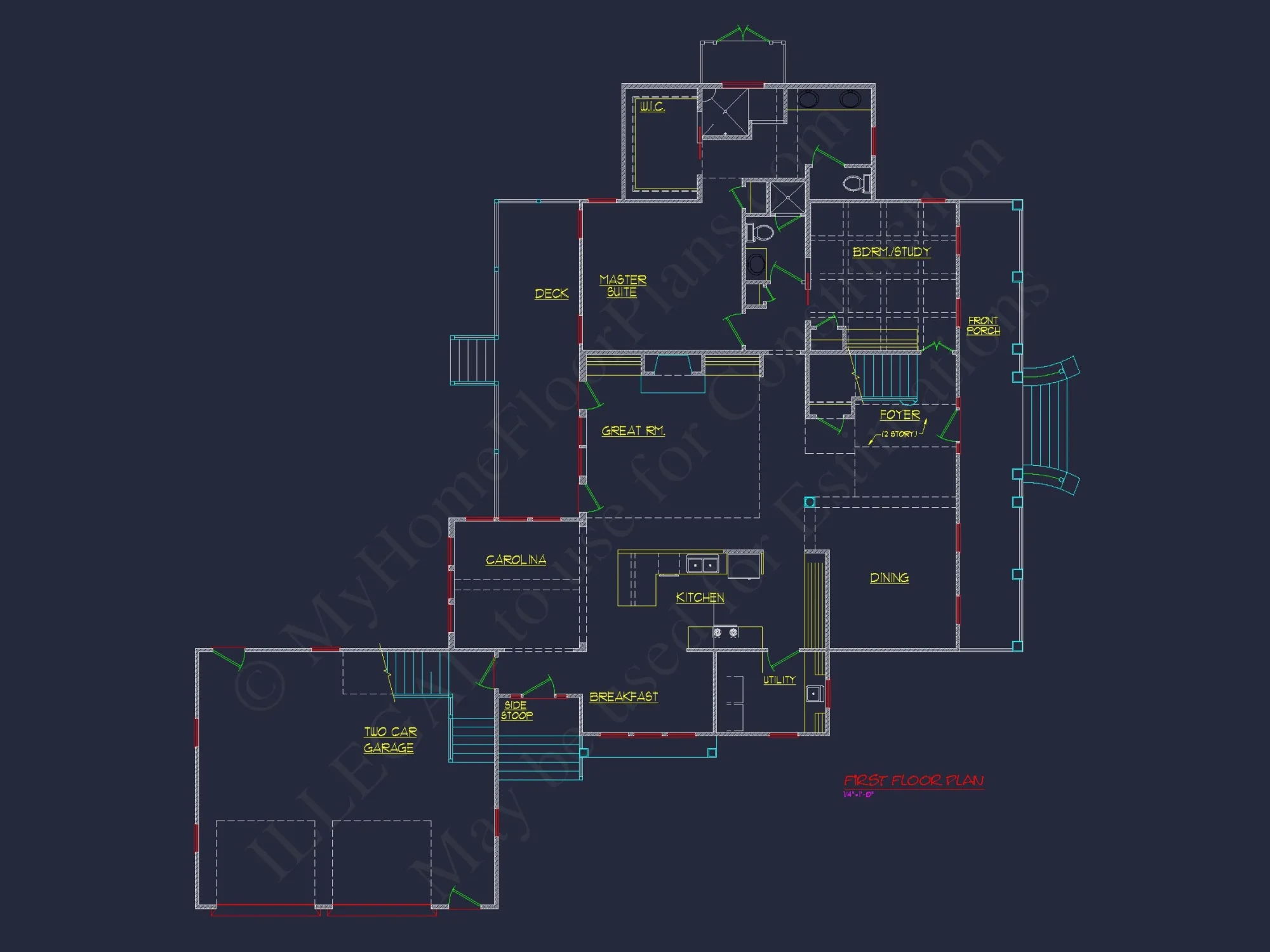 Classic 2-Story house Plan