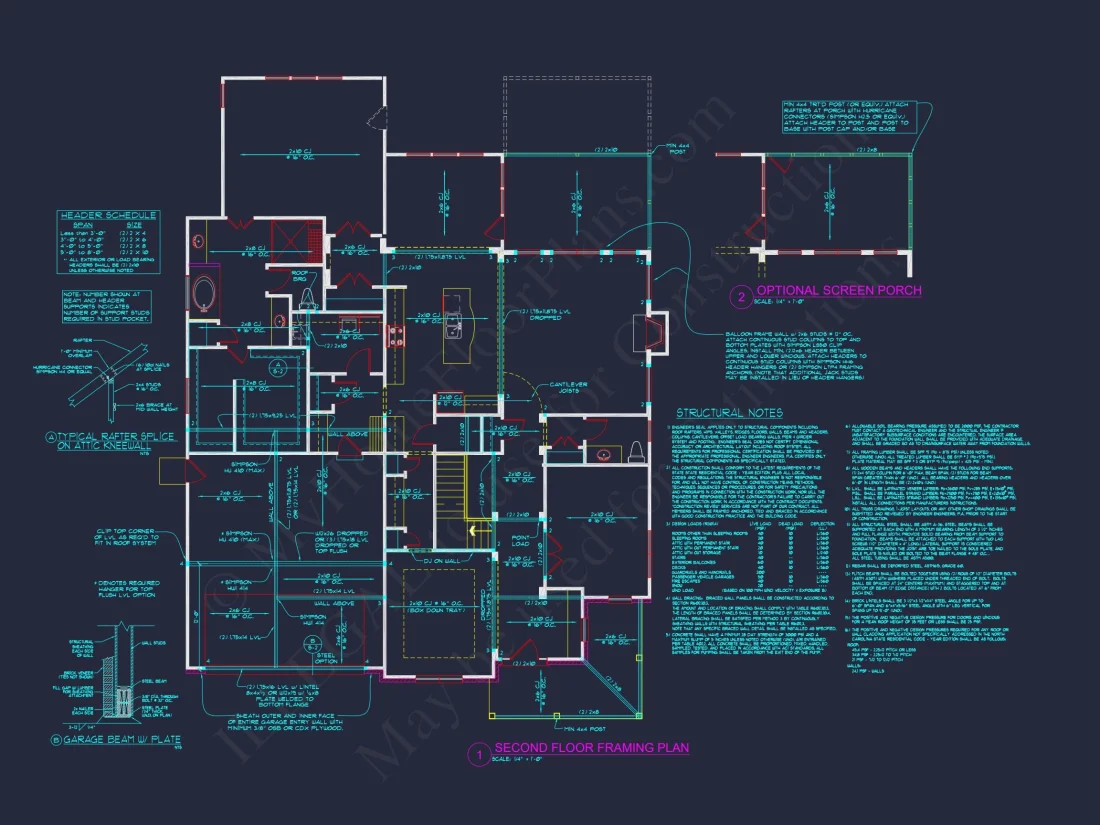 Spacious house Plan with Detailed CAD Architecture and Designs
