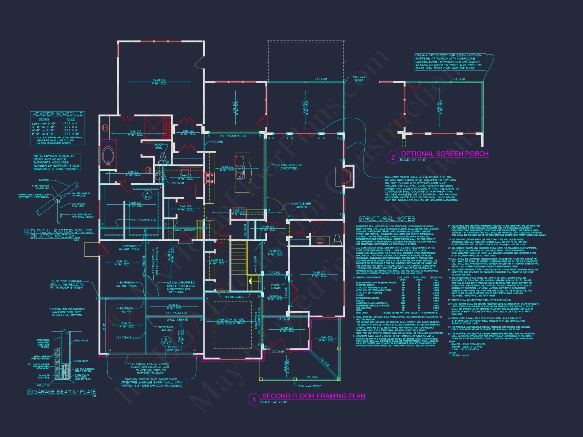 Spacious house Plan with Detailed CAD Architecture and Designs