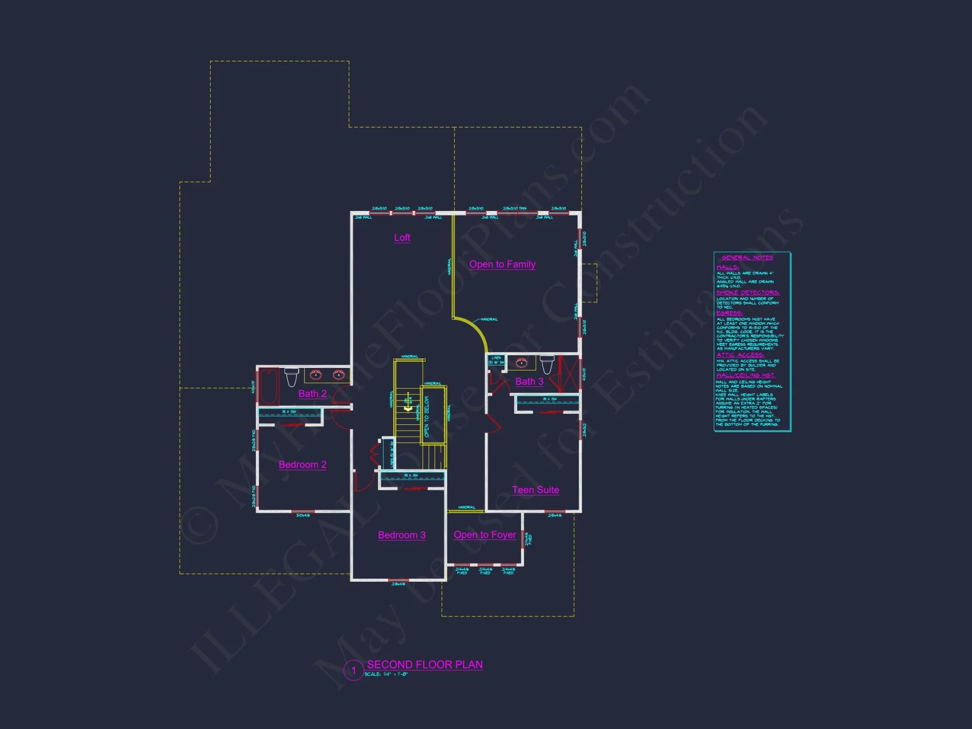 Spacious house Plan with Detailed CAD Architecture and Designs