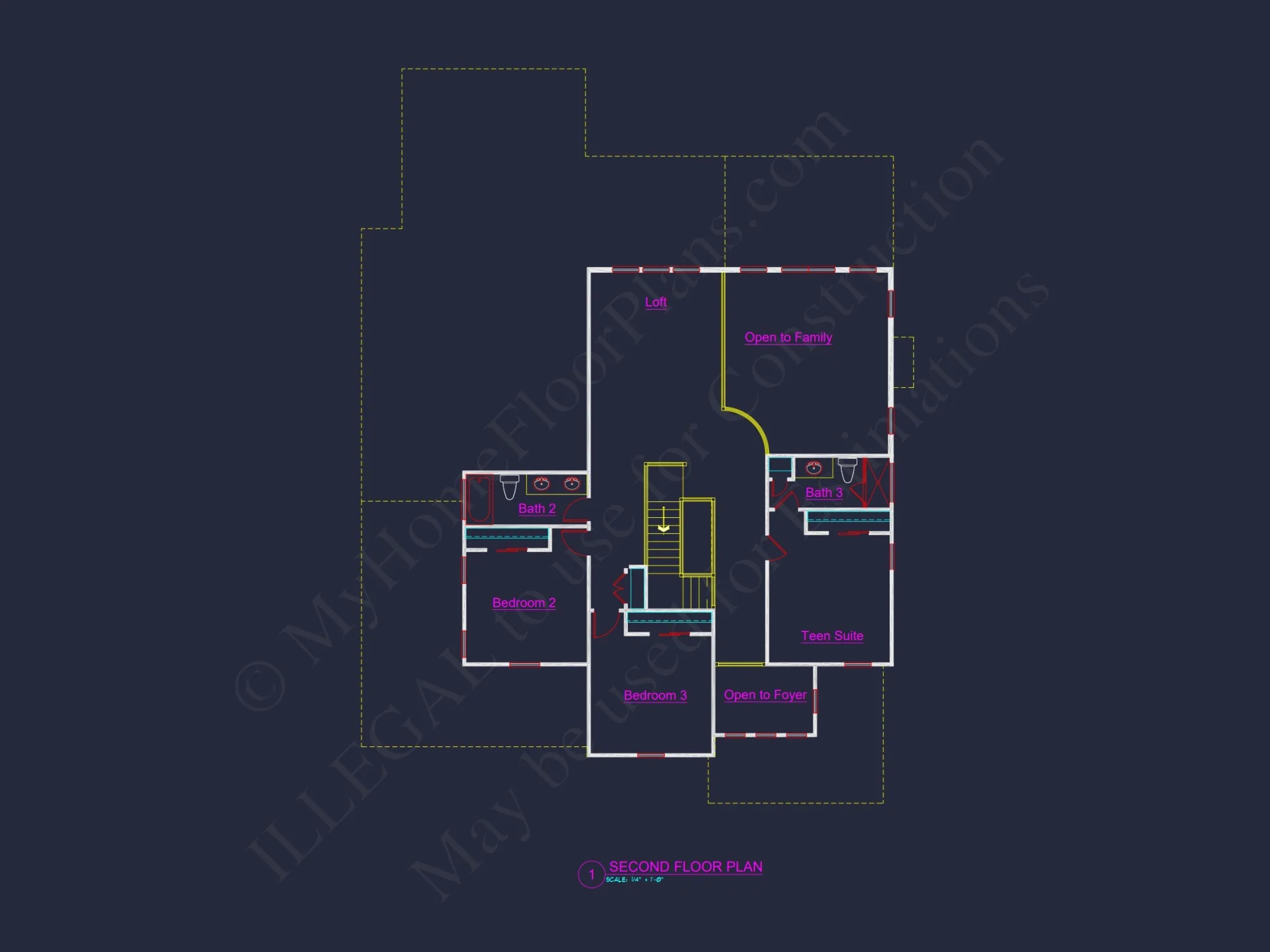 Spacious house Plan with Detailed CAD Architecture and Designs