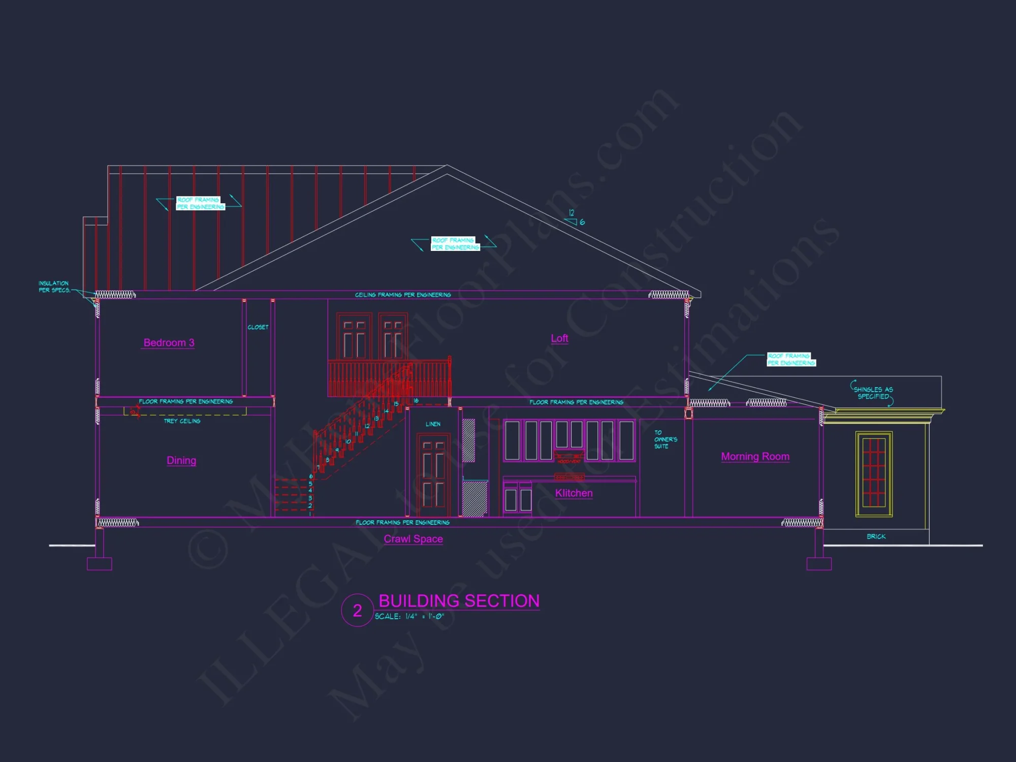 Spacious house Plan with Detailed CAD Architecture and Designs
