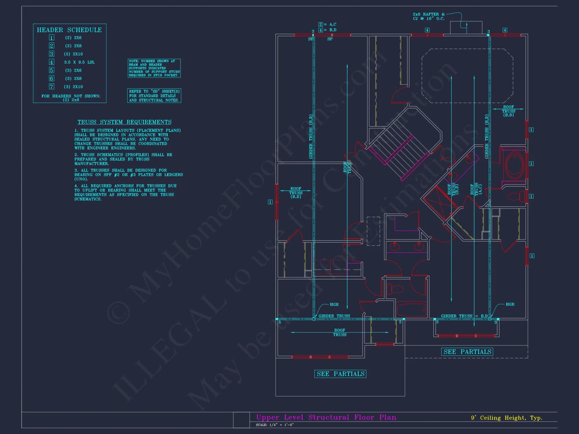 Beautiful 2-Story house Plan with 4 Bedrooms and CAD Blueprints