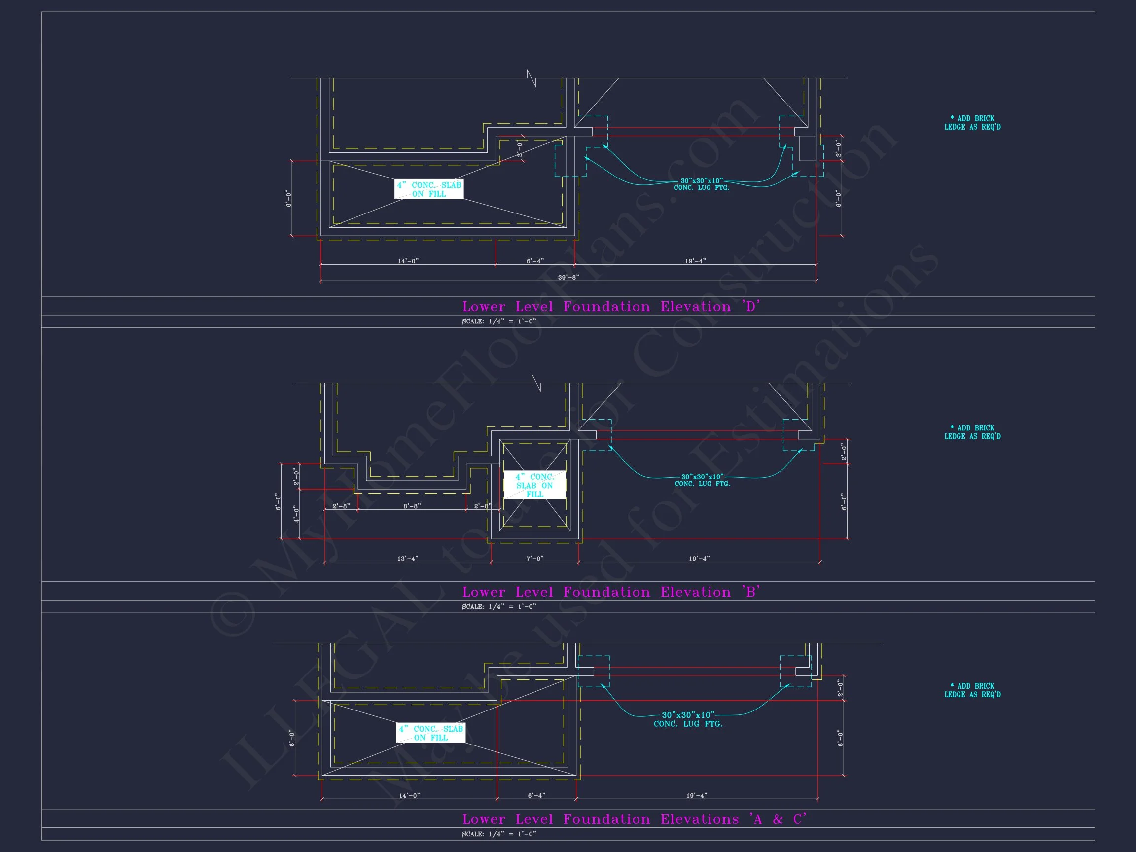 Beautiful 2-Story house Plan with 4 Bedrooms and CAD Blueprints