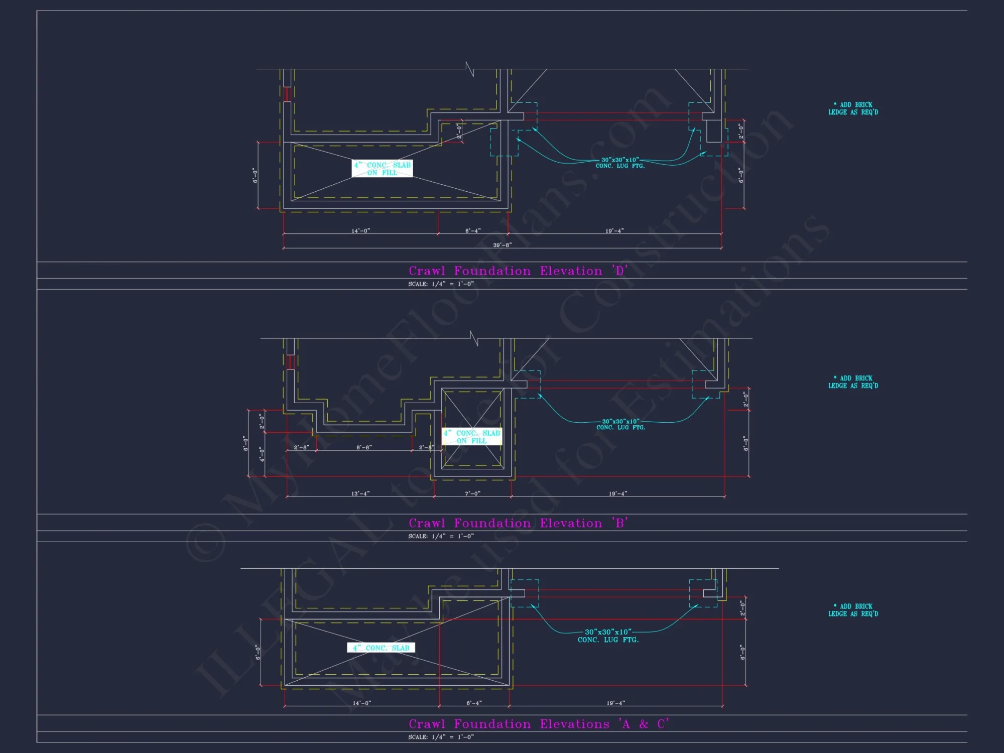 Beautiful 2-Story house Plan with 4 Bedrooms and CAD Blueprints