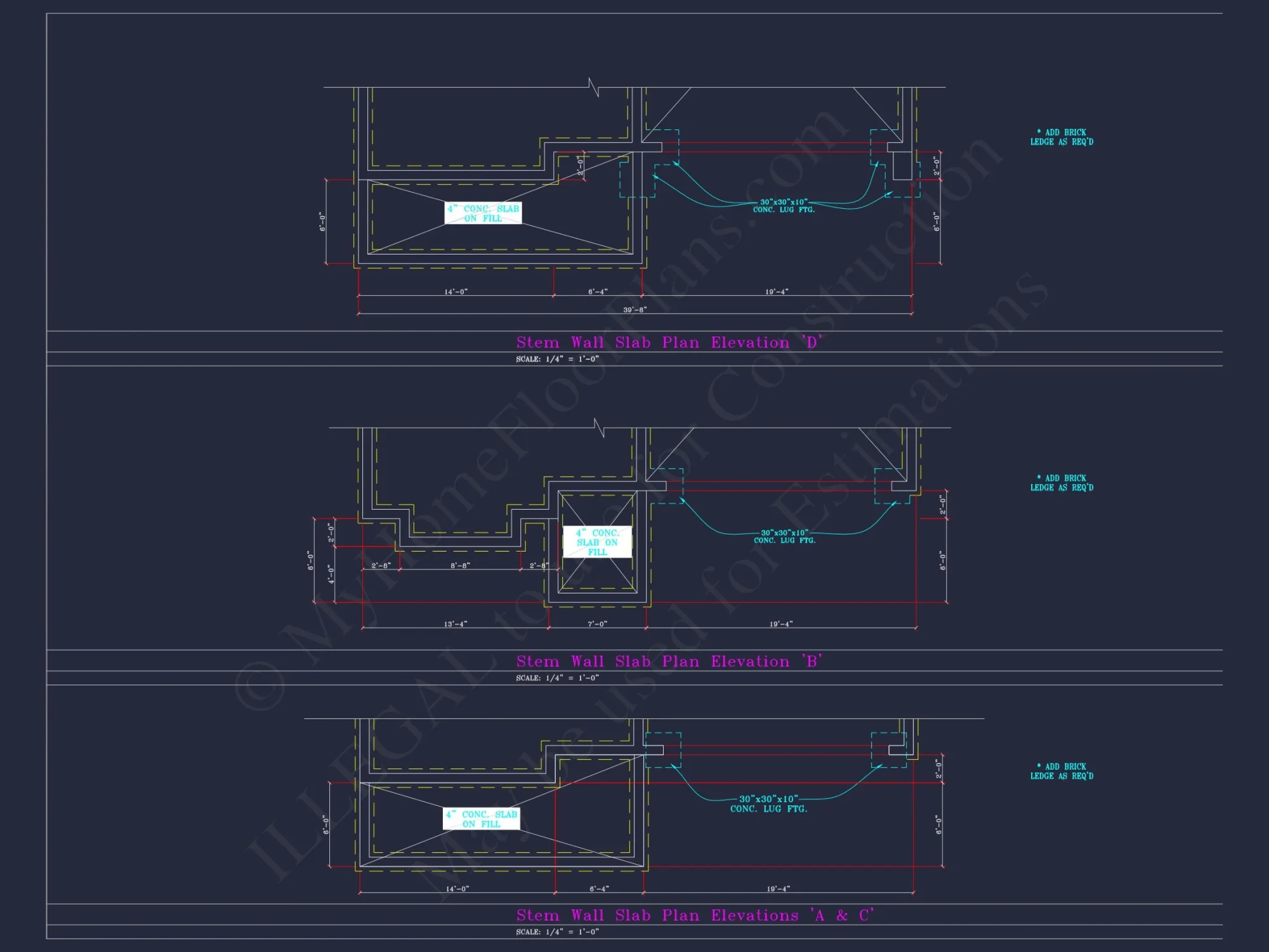 Beautiful 2-Story house Plan with 4 Bedrooms and CAD Blueprints