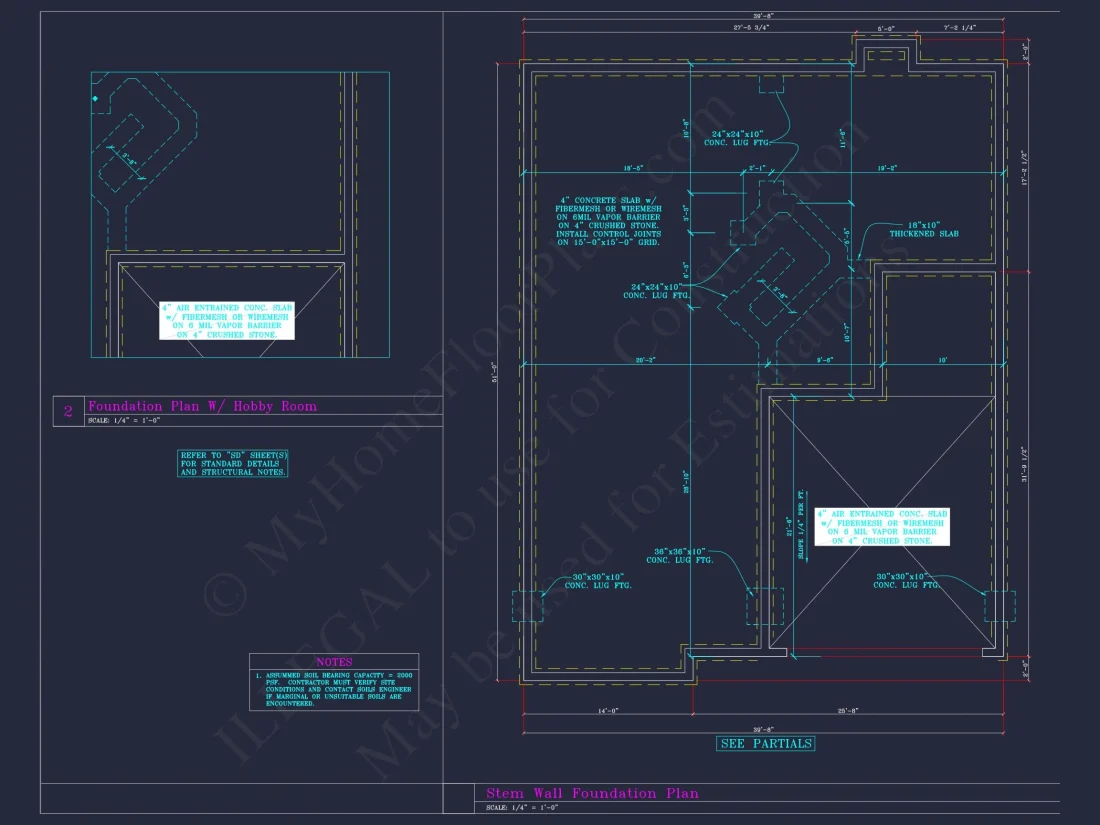 Beautiful 2-Story house Plan with 4 Bedrooms and CAD Blueprints