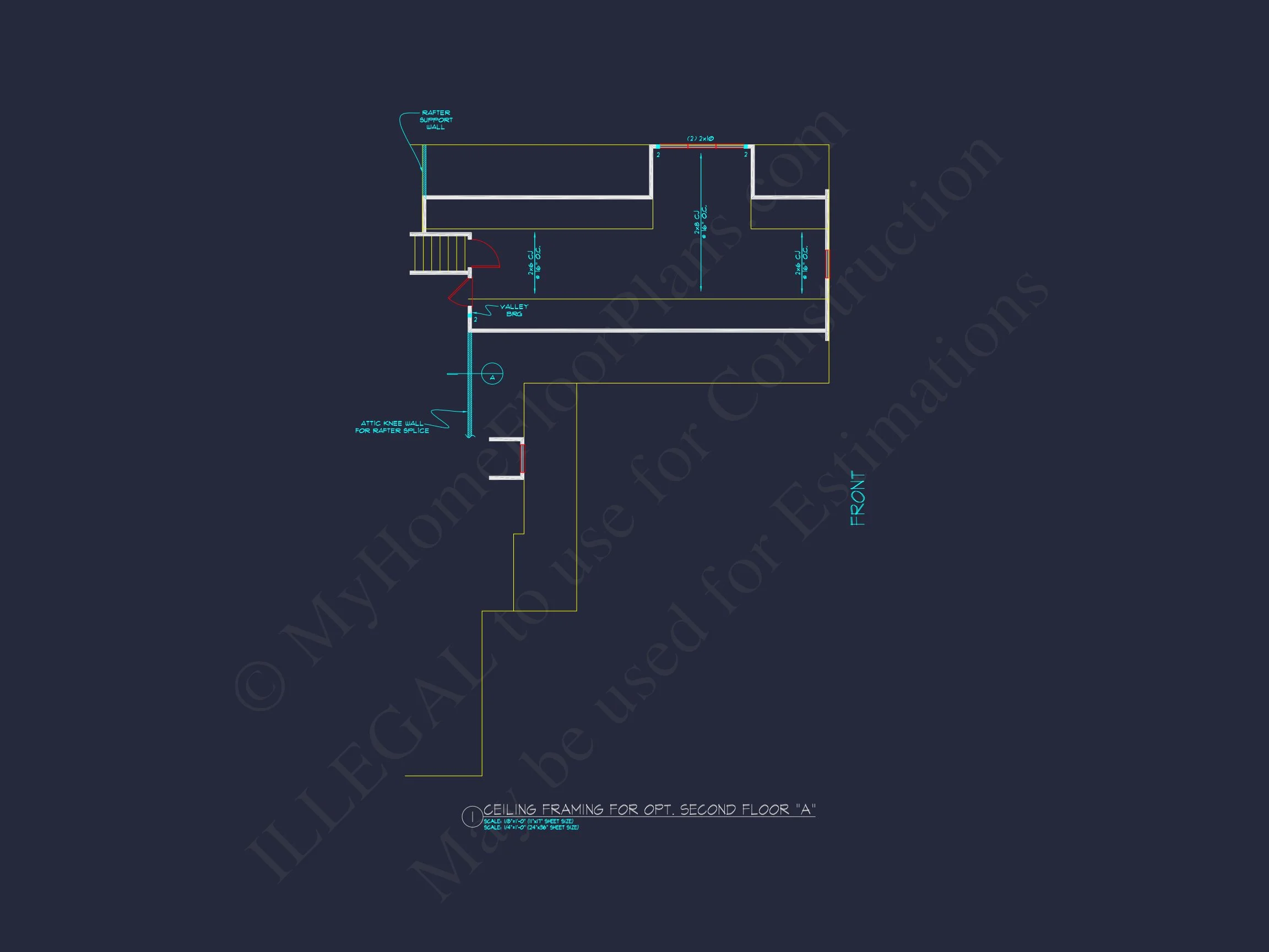 8-1319 HOUSE PLAN - Modern 2-Story House Design with 3 Bedrooms and Garage – CAD Blueprint 23 Modern 2-Story house Design with 3 Bedrooms and Garage – CAD Blueprint