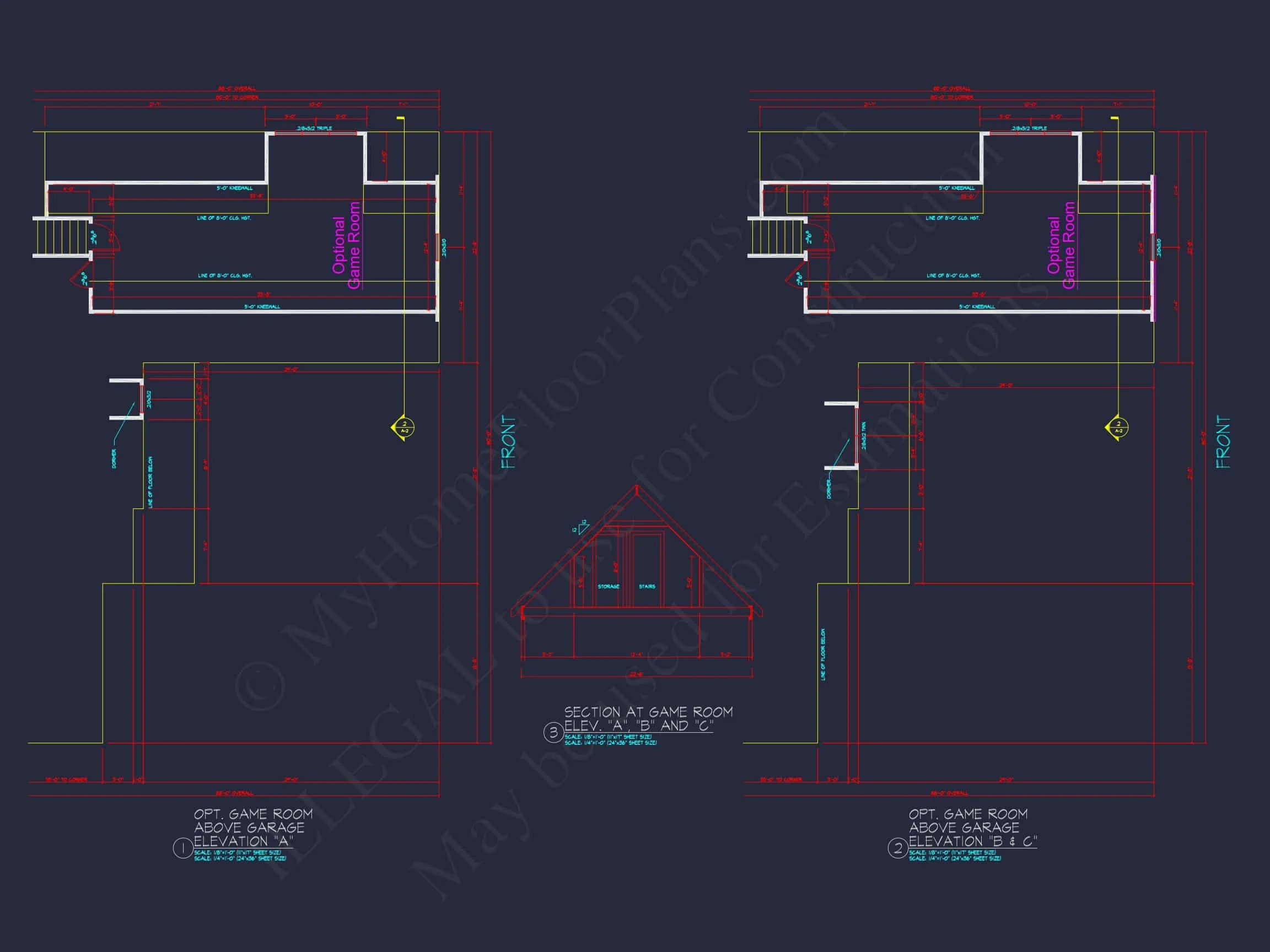 8-1319 HOUSE PLAN - Modern 2-Story House Design with 3 Bedrooms and Garage – CAD Blueprint 18 Modern 2-Story house Design with 3 Bedrooms and Garage – CAD Blueprint