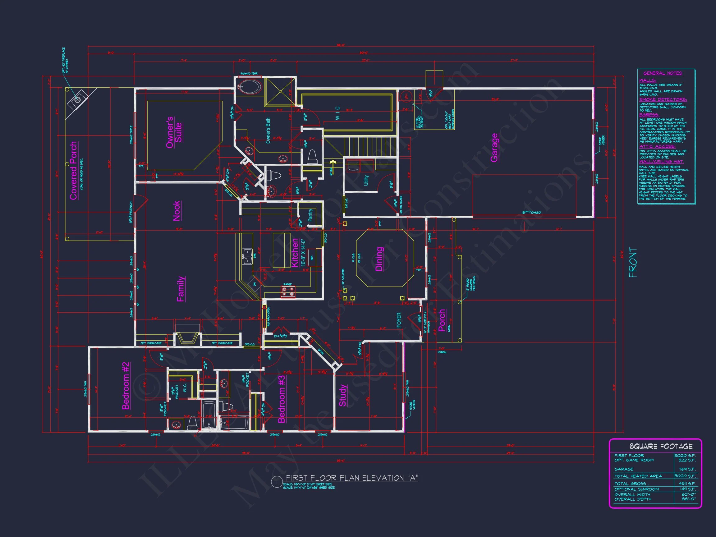 8-1319 HOUSE PLAN - Modern 2-Story House Design with 3 Bedrooms and Garage – CAD Blueprint 16 Modern 2-Story house Design with 3 Bedrooms and Garage – CAD Blueprint