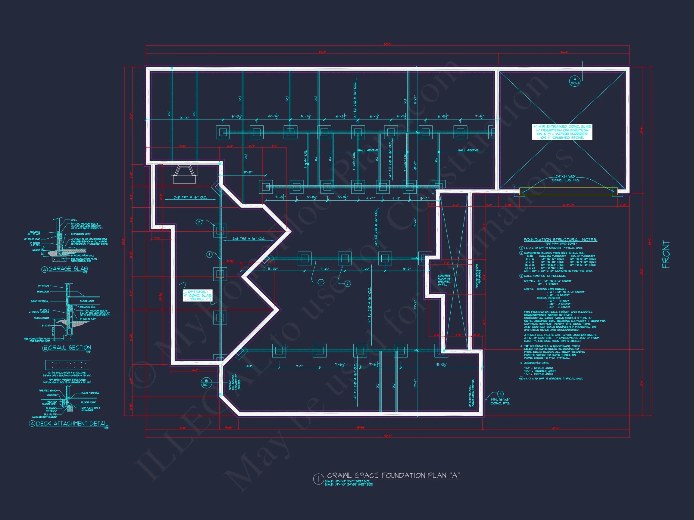 Traditional 2-Story house Plan