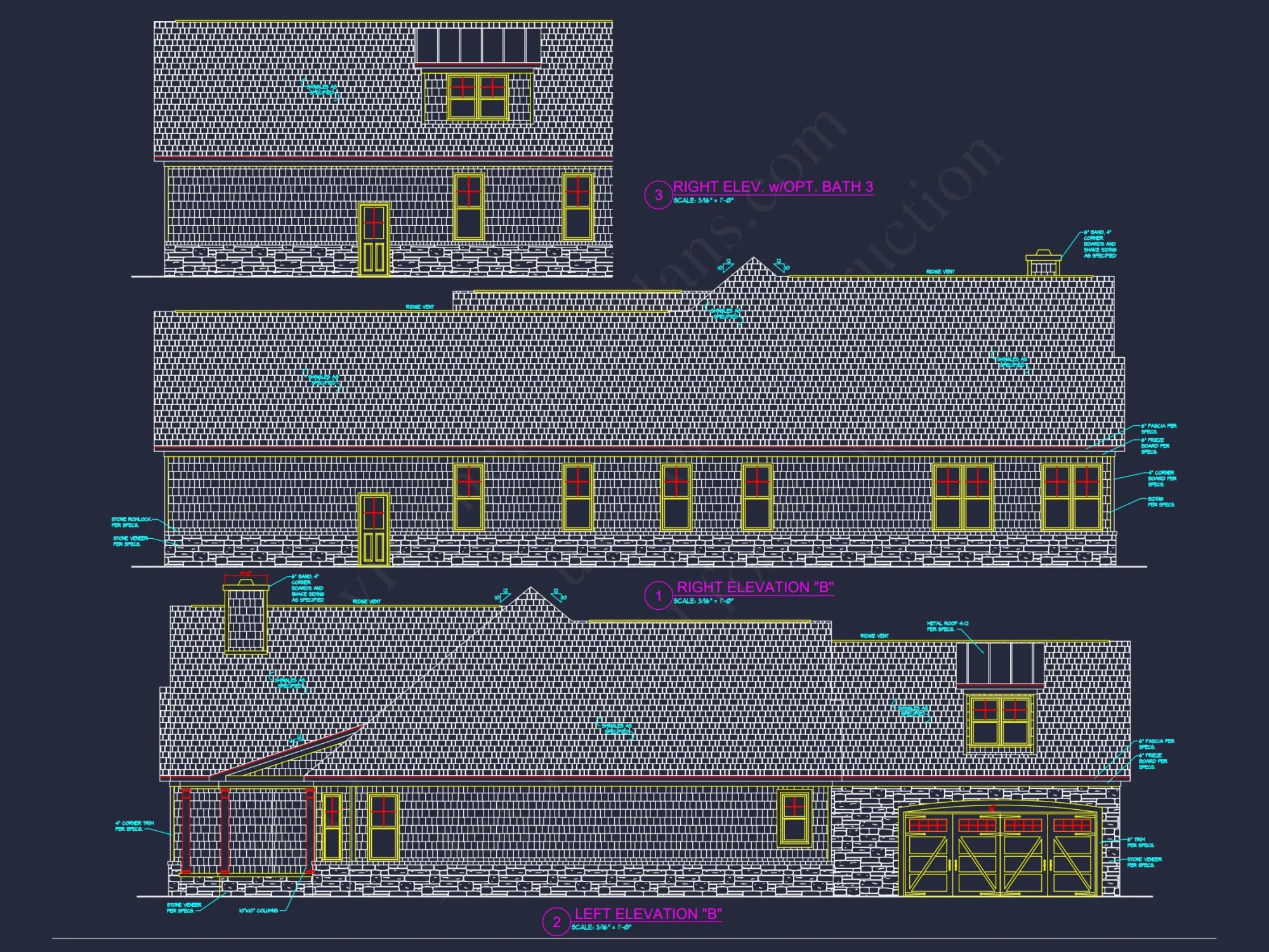 Traditional 2-Story house Plan