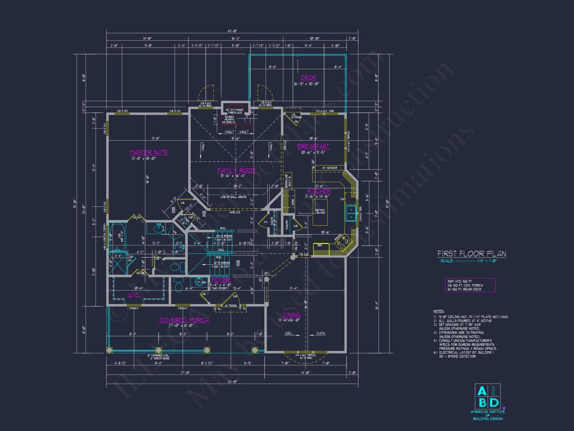 Craftsman house Plan with Spacious Floor Plan and CAD Designs