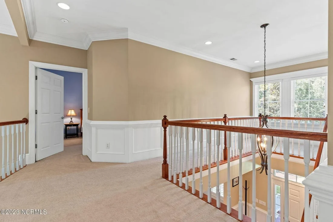 "Elegant two-story colonial style house plan with CAD designs"