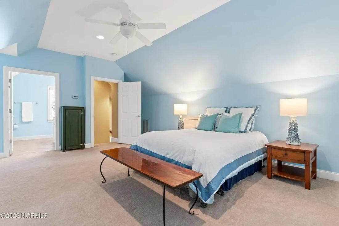 "Image showing an elegant 2-story colonial style house plan with detailed CAD designs"