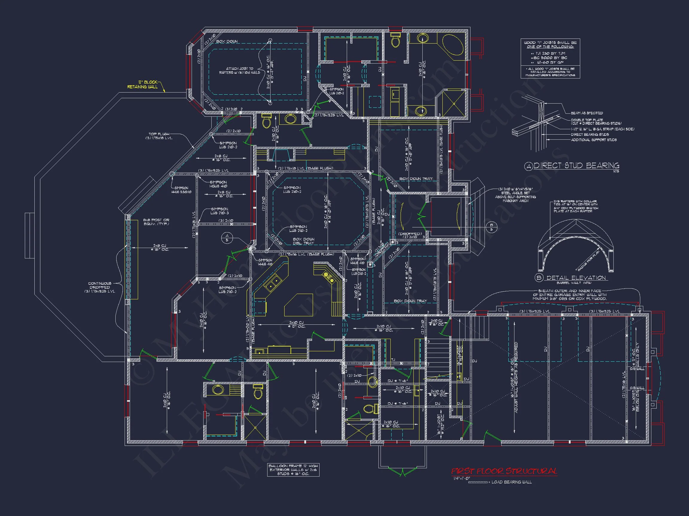 Traditional house Plan with 2 Floors & Spacious Floor Plan