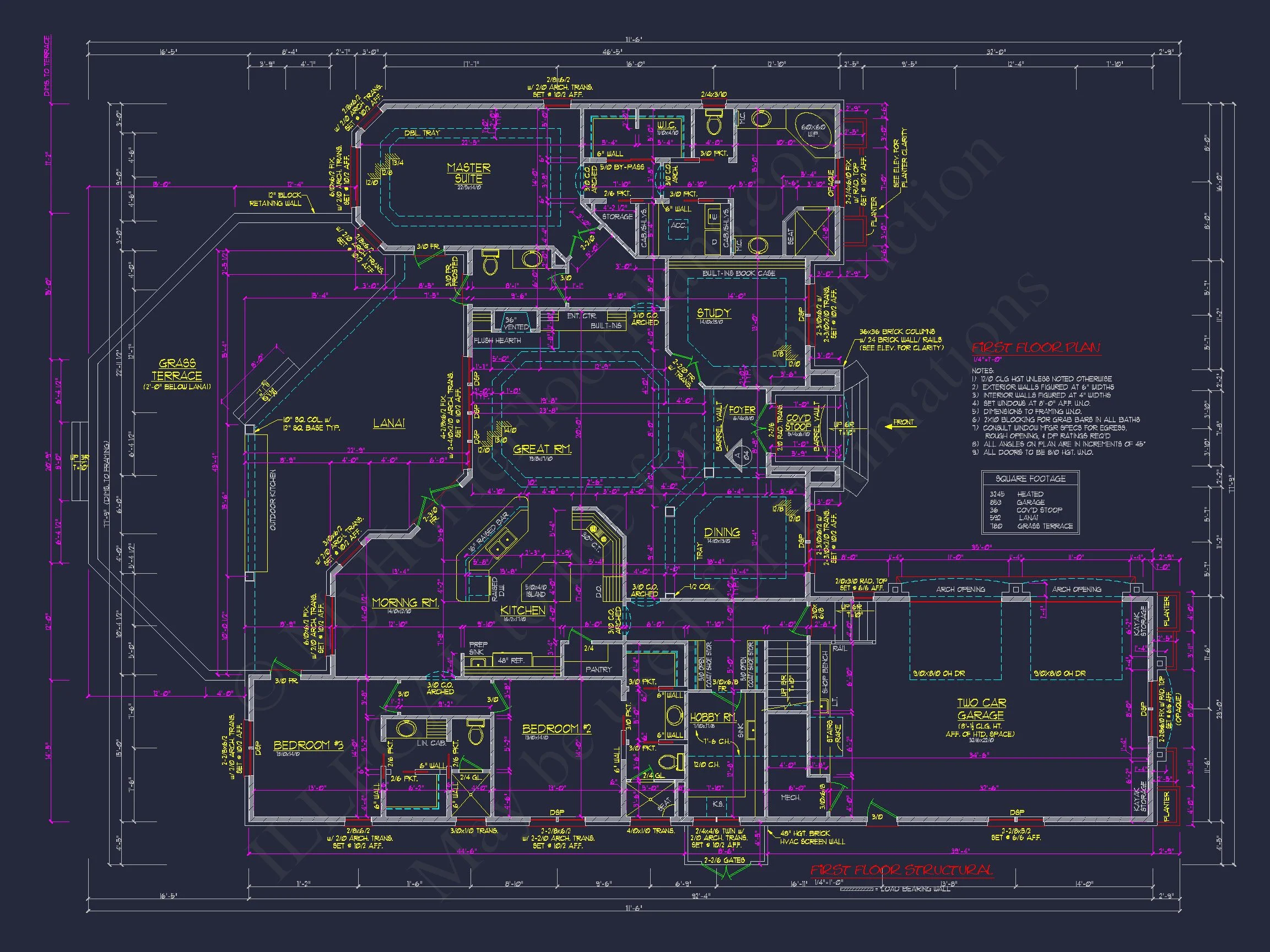 Traditional house Plan with 2 Floors & Spacious Floor Plan