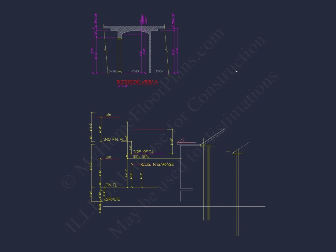 Traditional house Plan with 2 Floors & Spacious Floor Plan