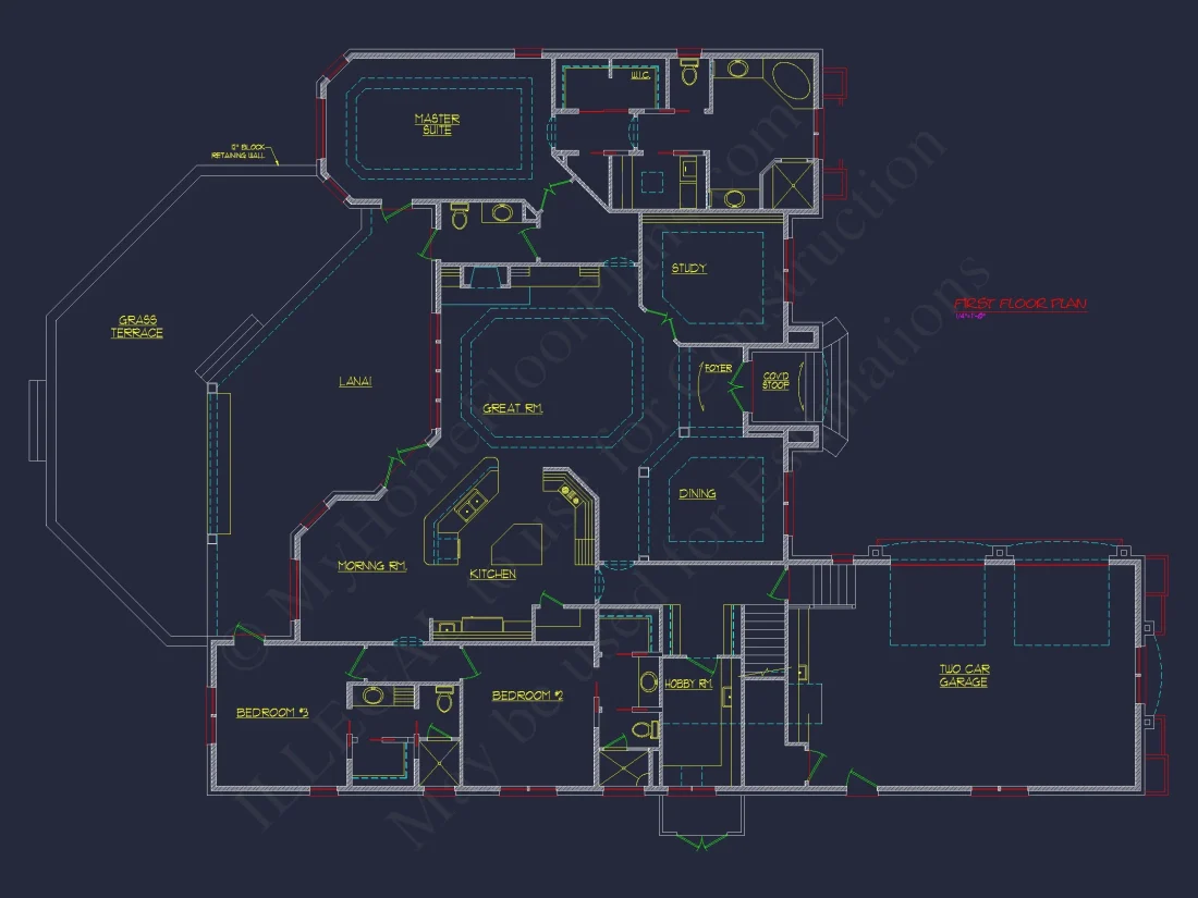 Traditional house Plan with 2 Floors & Spacious Floor Plan