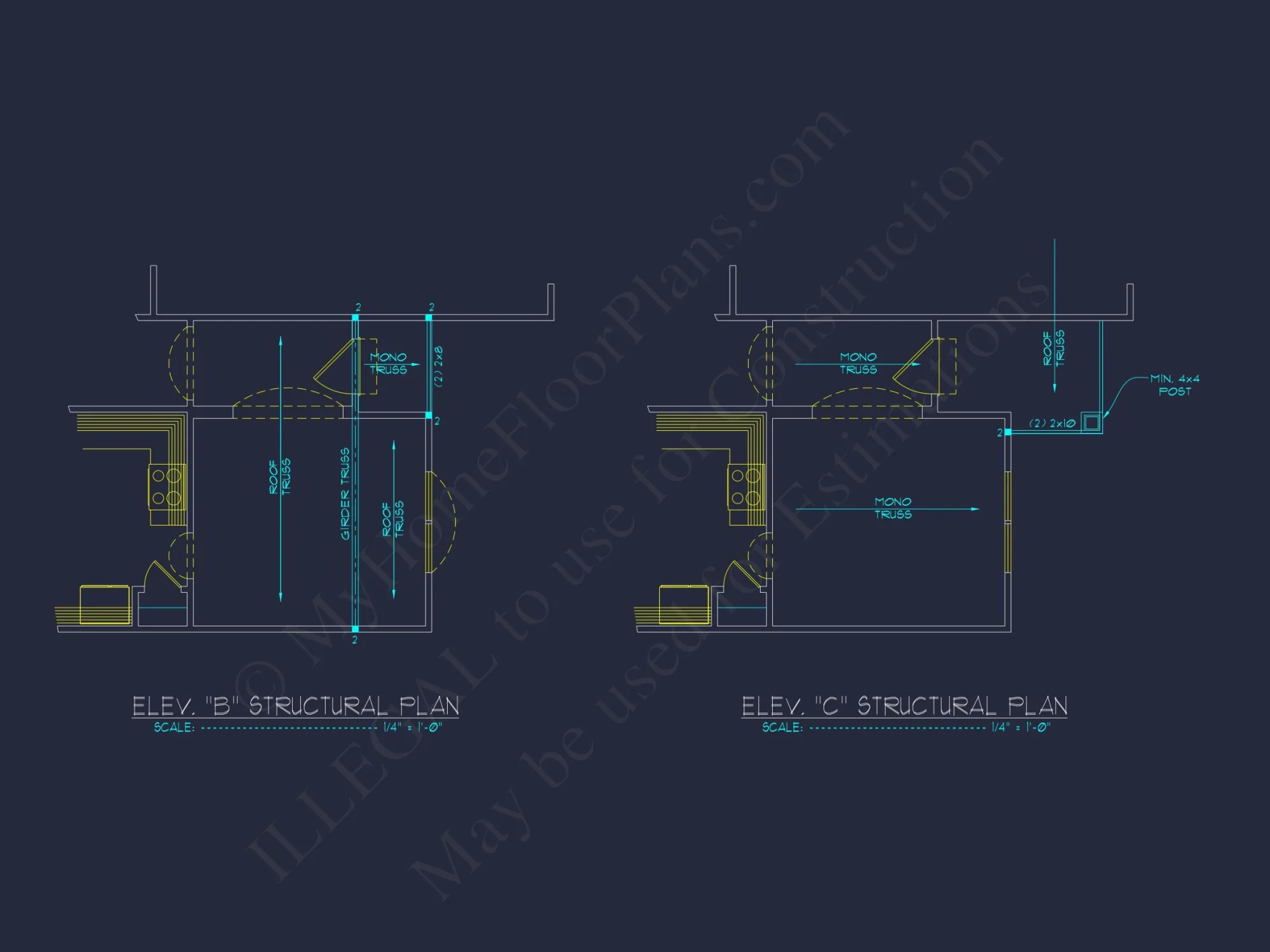 Charming house Plan with 2 Stories, CAD Designs & Blueprints
