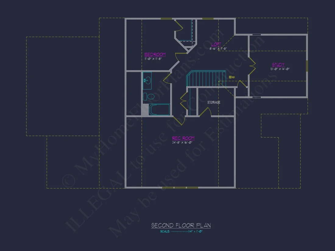 Charming house Plan with 2 Stories, CAD Designs & Blueprints