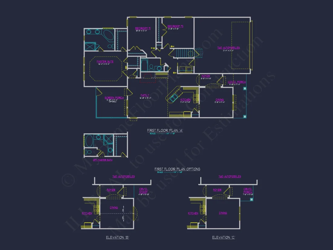 Charming house Plan with 2 Stories, CAD Designs & Blueprints