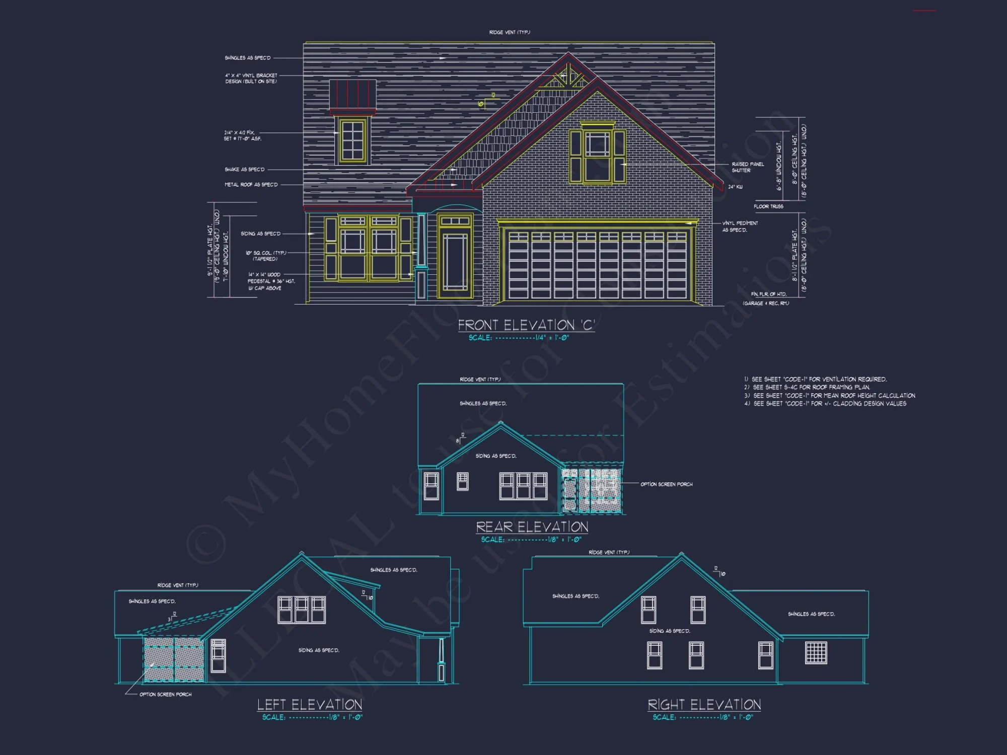 Charming house Plan with 2 Stories, CAD Designs & Blueprints