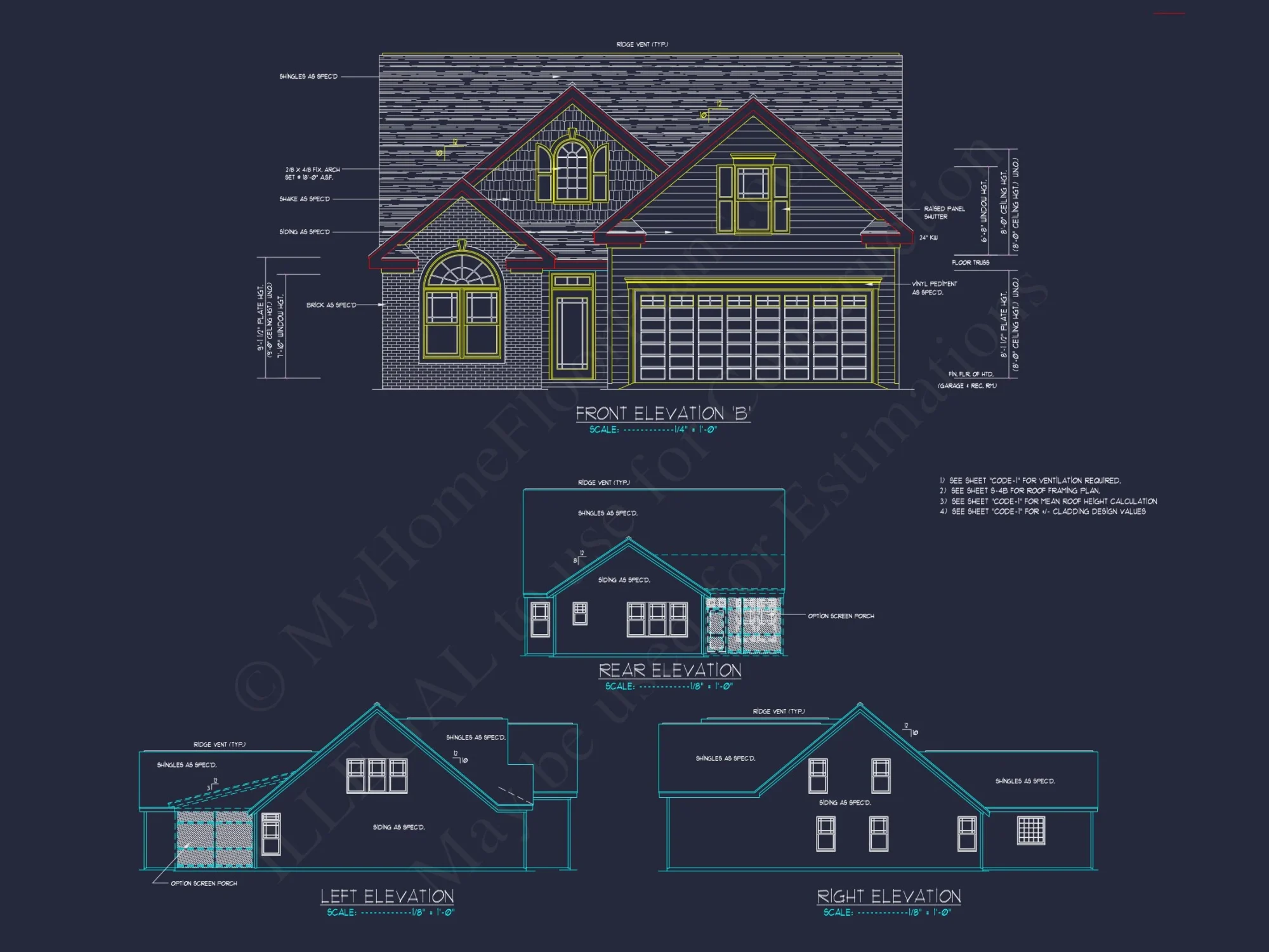 Charming house Plan with 2 Stories, CAD Designs & Blueprints