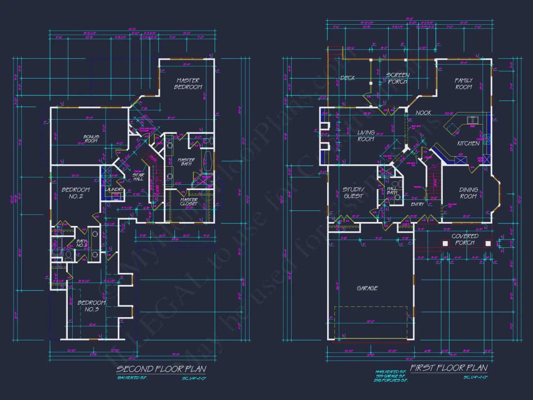 Craftsman house Plan with Spacious Floor Design and CAD Blueprints