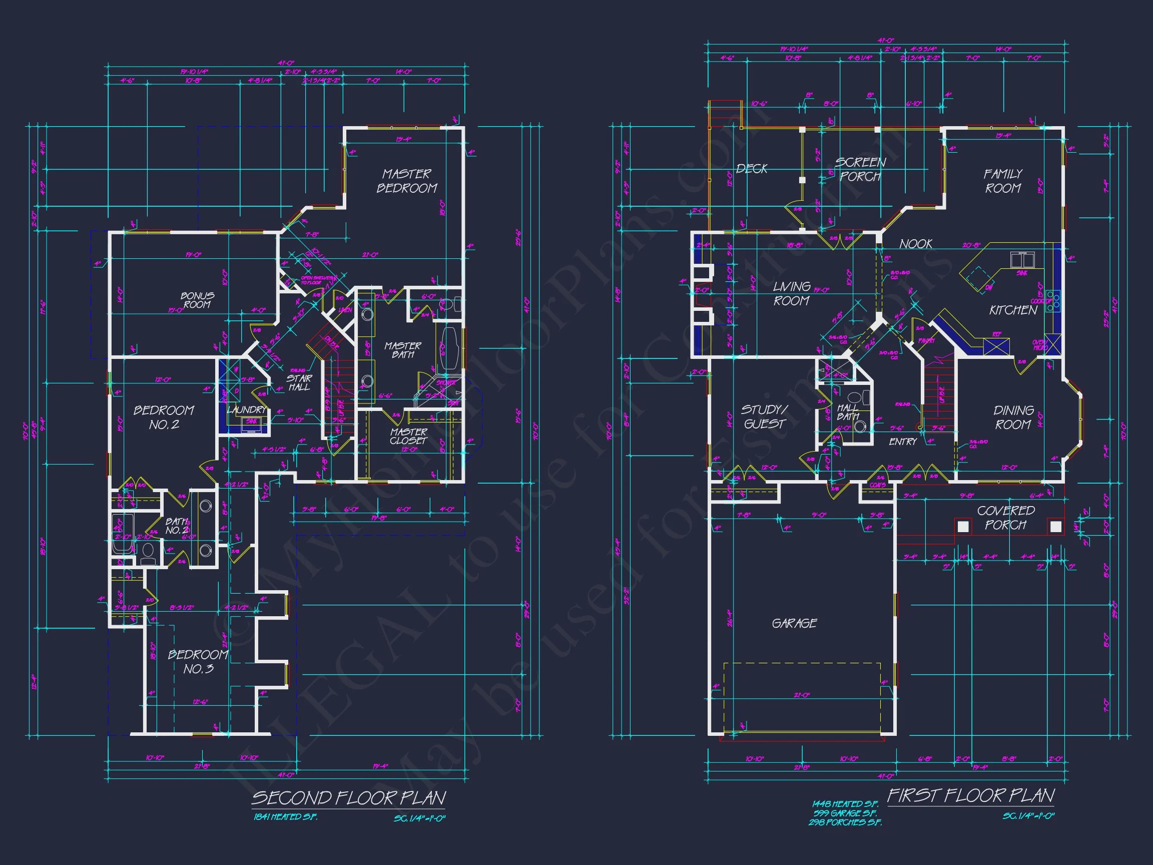 Craftsman house Plan with Spacious Floor Design and CAD Blueprints