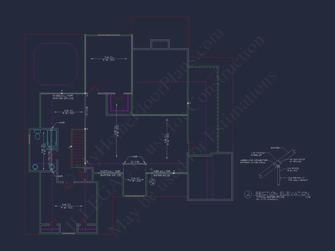 Elegant house Floor Plan: 2-Story Traditional Design with 4 Bedrooms