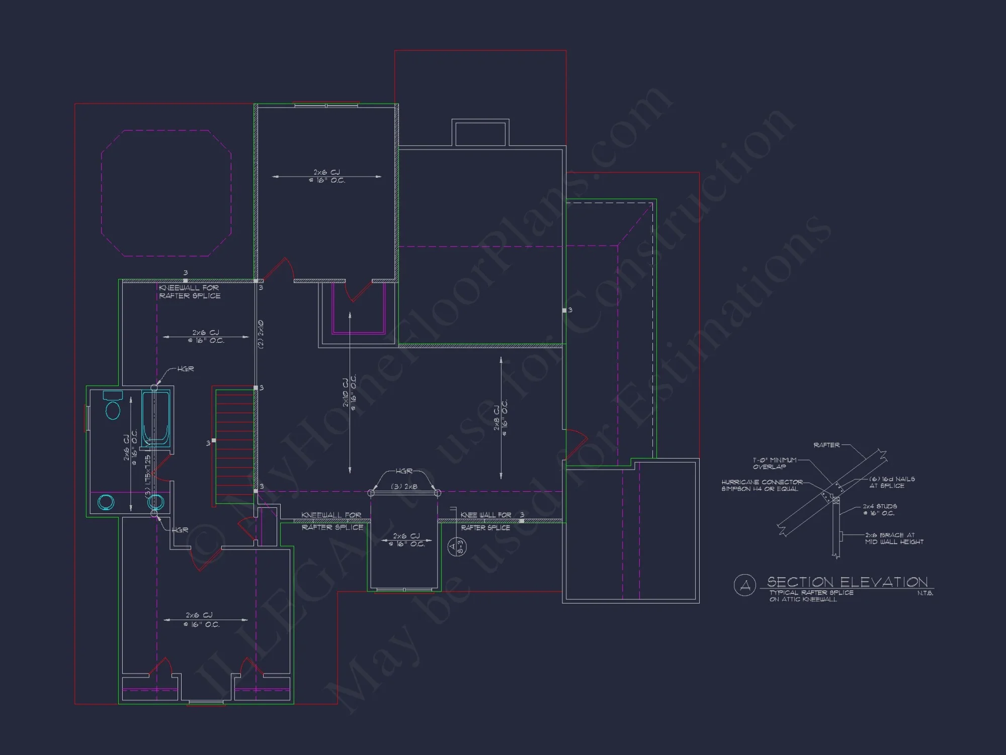 Elegant house Floor Plan: 2-Story Traditional Design with 4 Bedrooms
