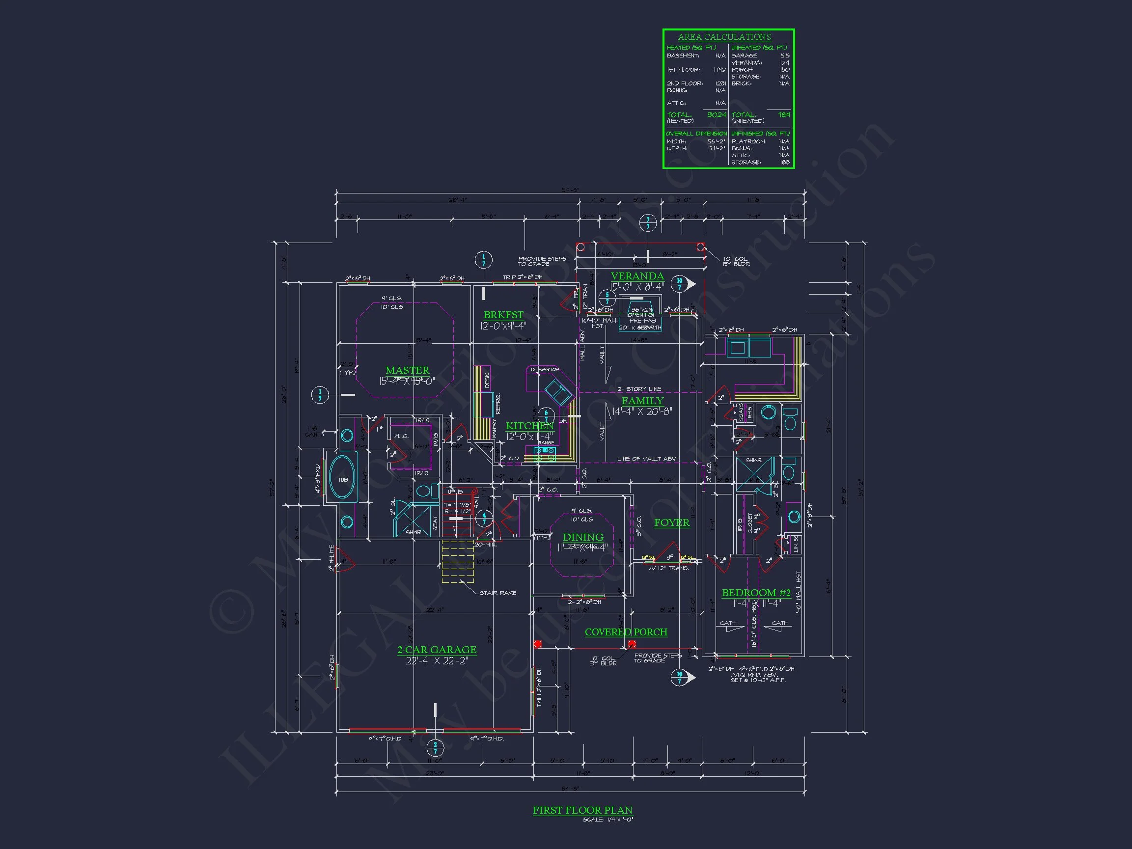 Elegant house Floor Plan: 2-Story Traditional Design with 4 Bedrooms