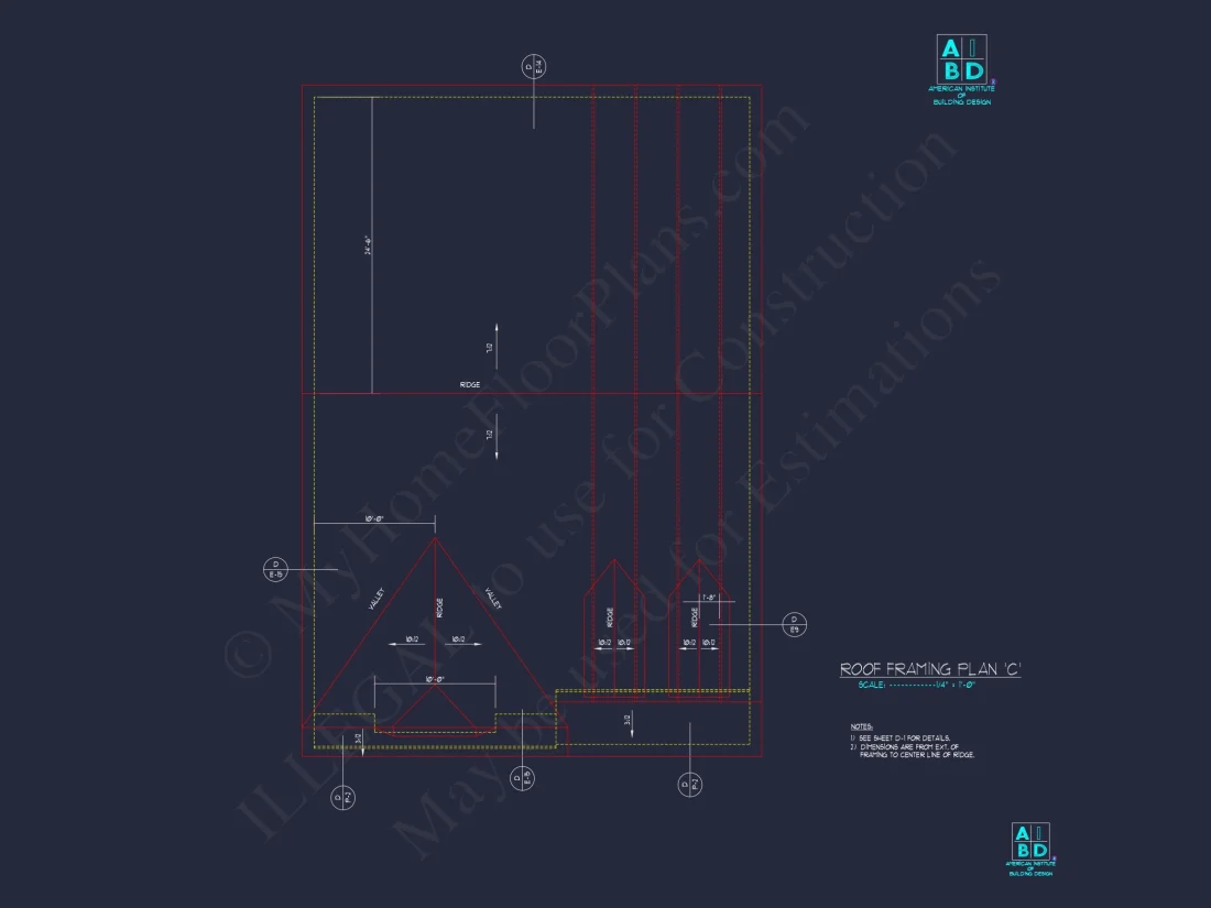 Classic Suburban house Plan with 2-Story Design and CAD Blueprint