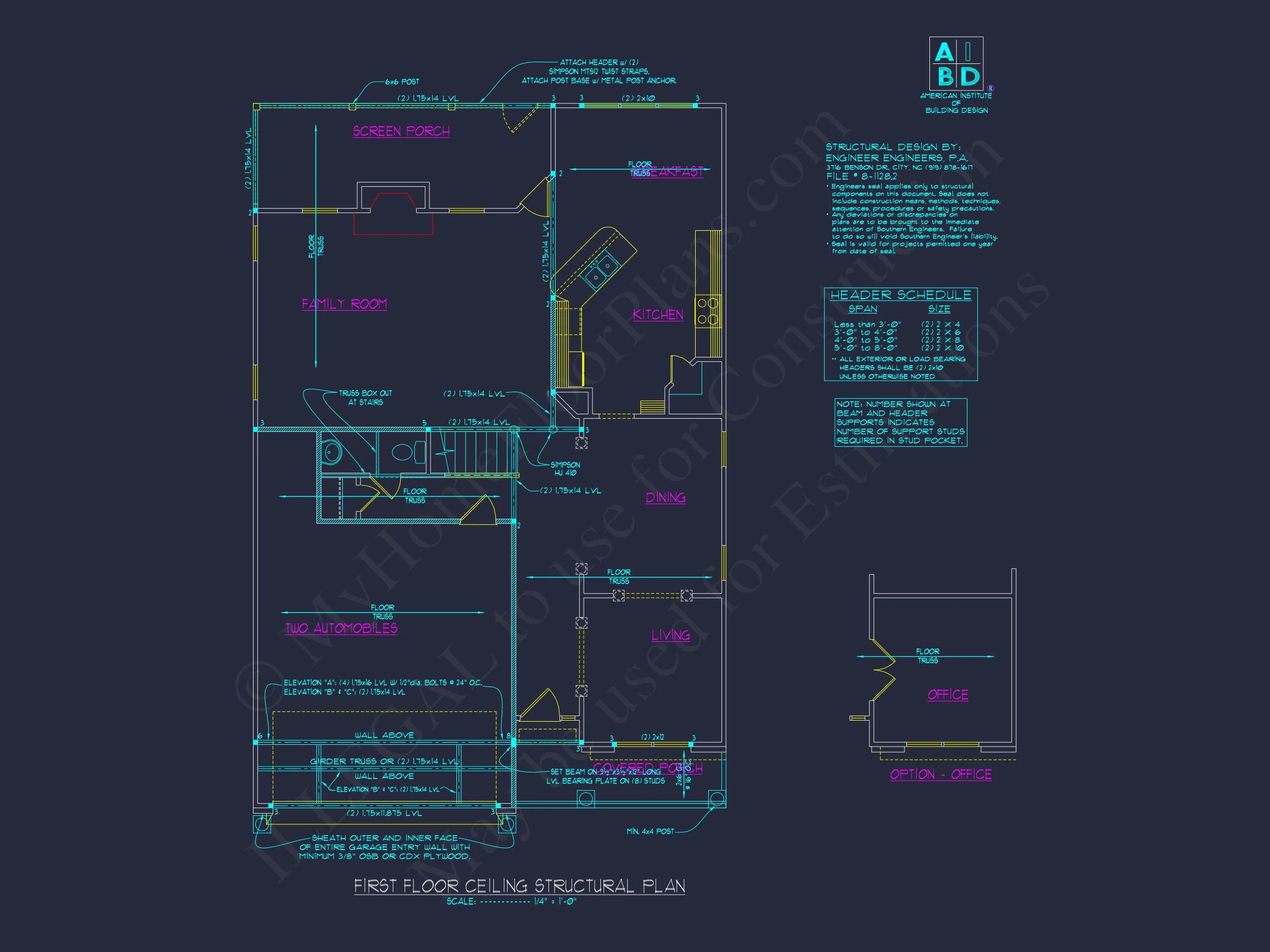 Classic Suburban house Plan with 2-Story Design and CAD Blueprint