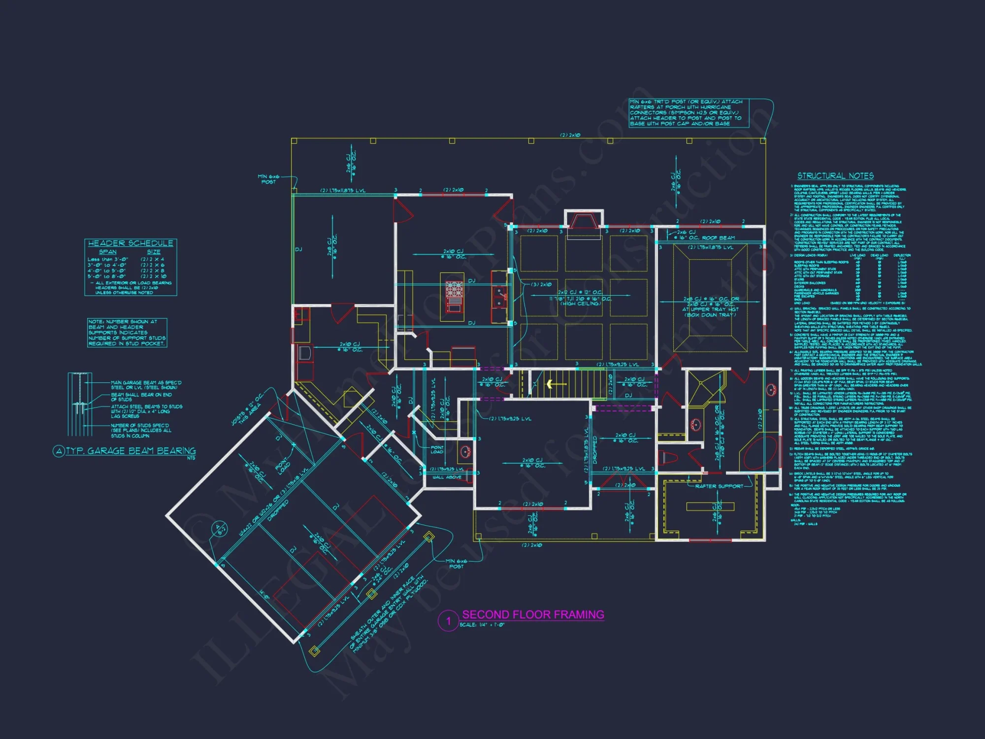 Stunning 2-Story house Plan with 3 Bedrooms and CAD Designs