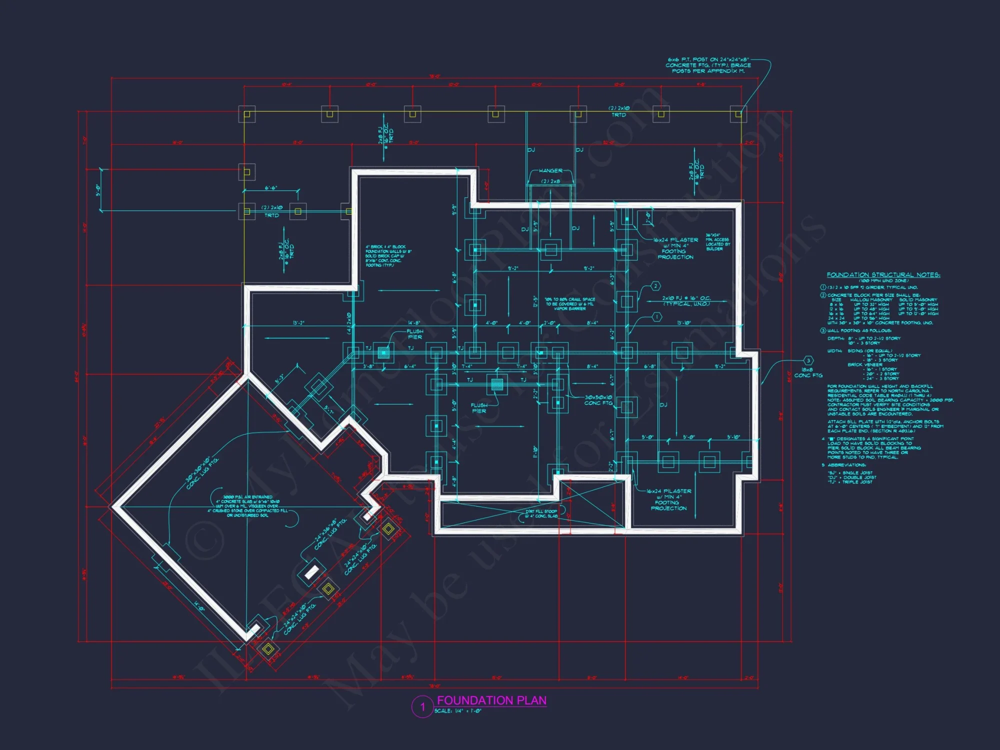Stunning 2-Story house Plan with 3 Bedrooms and CAD Designs