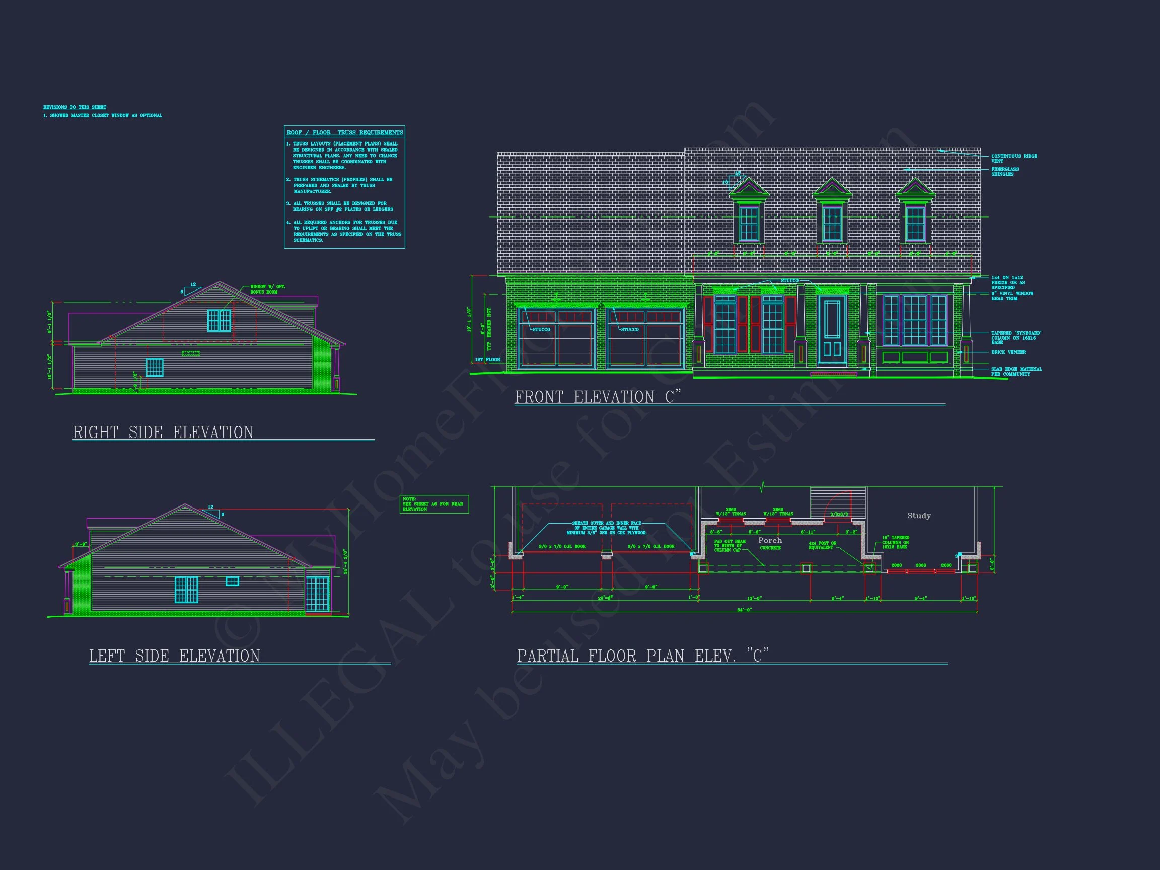 Spacious 54' x 54' Design