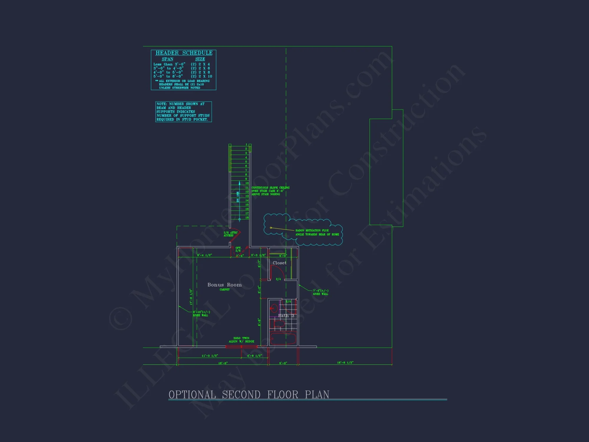 Traditional house Plan with CAD Blueprint
