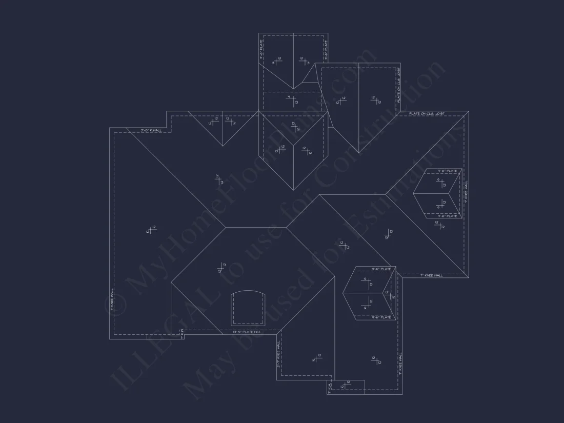 Spacious 4-Bedroom house Plan with CAD Designs & Blueprint