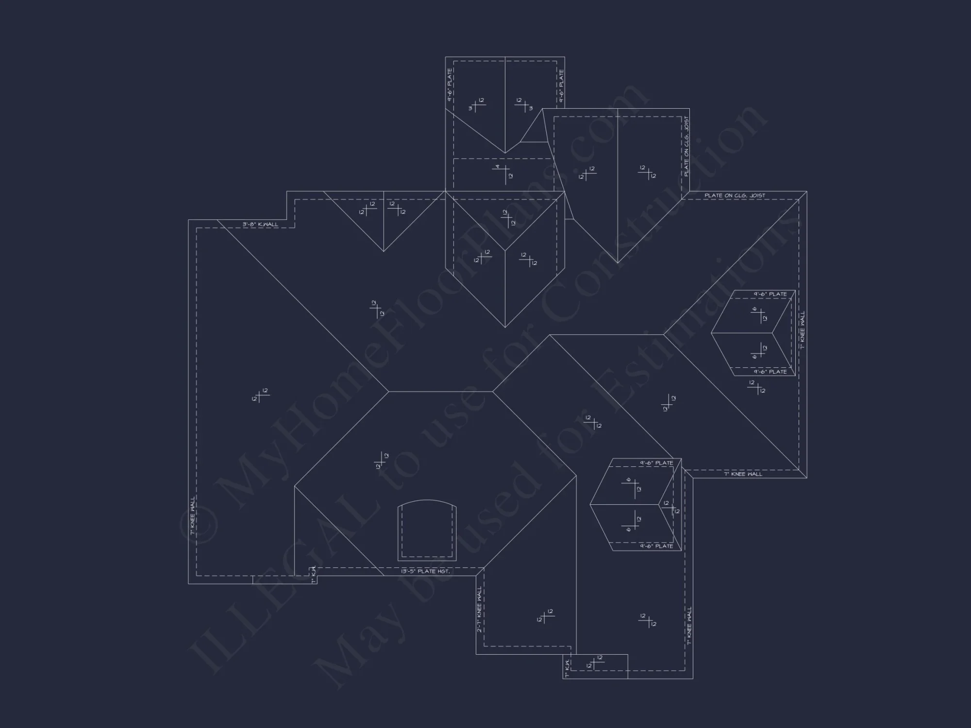 Spacious 4-Bedroom house Plan with CAD Designs & Blueprint