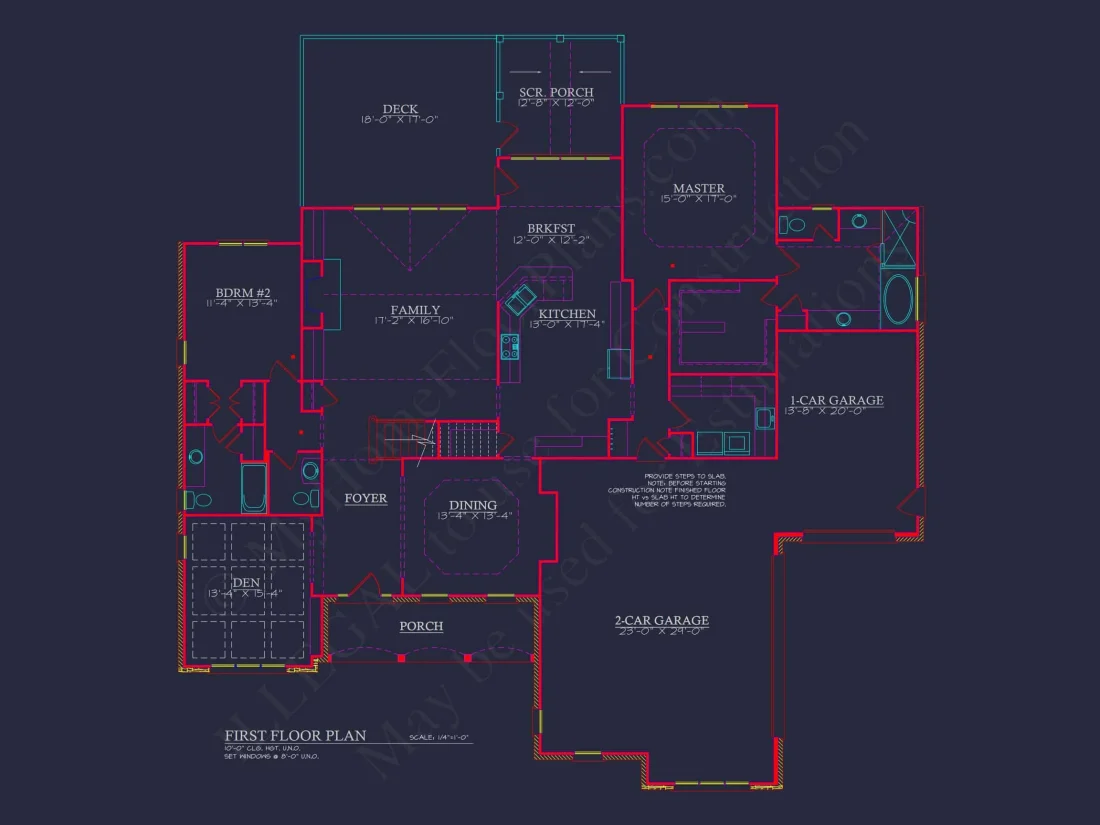 Spacious 4-Bedroom house Plan with CAD Designs & Blueprint
