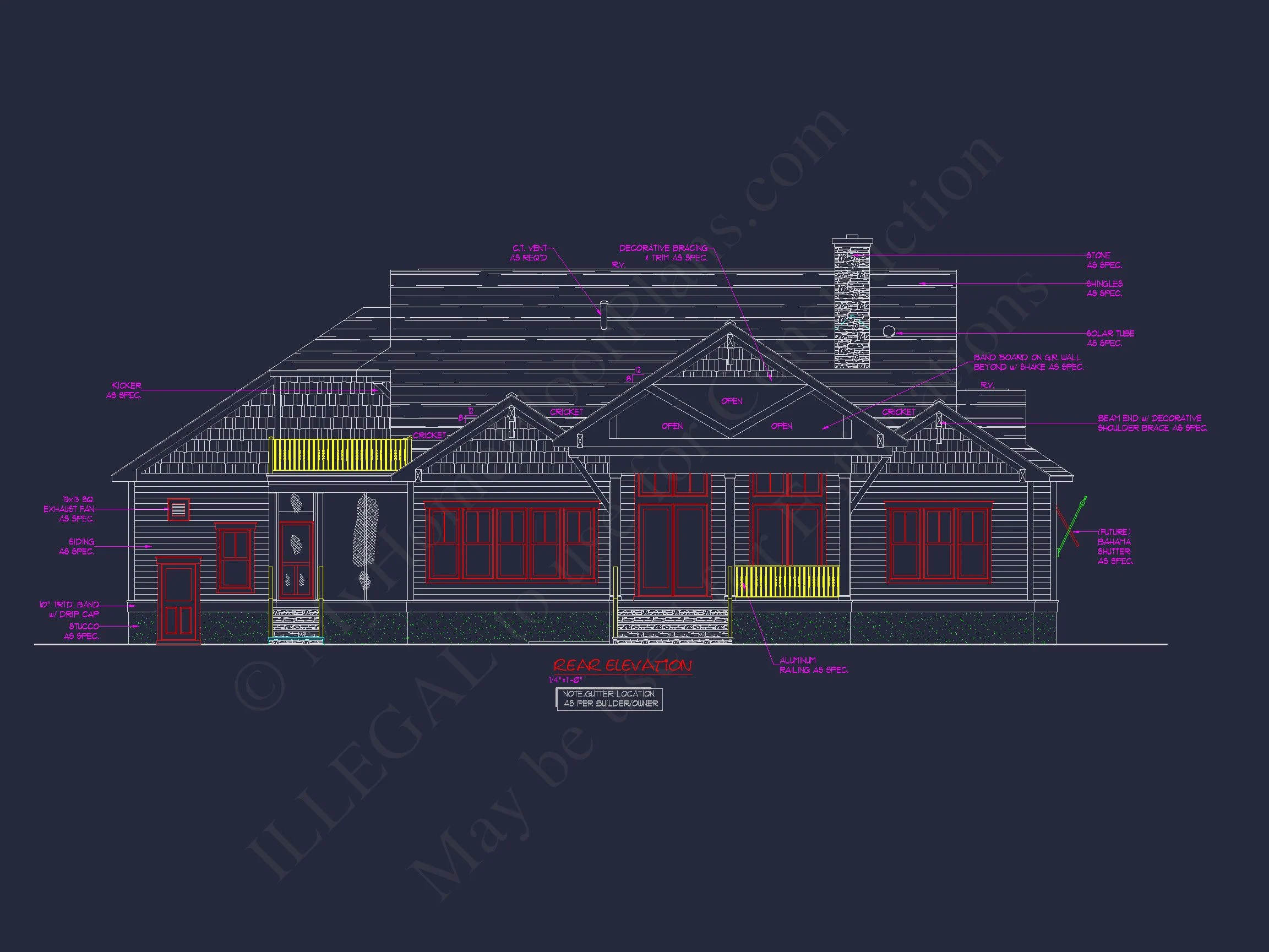 Craftsman house Plan with 2 Floors and Spacious Designs