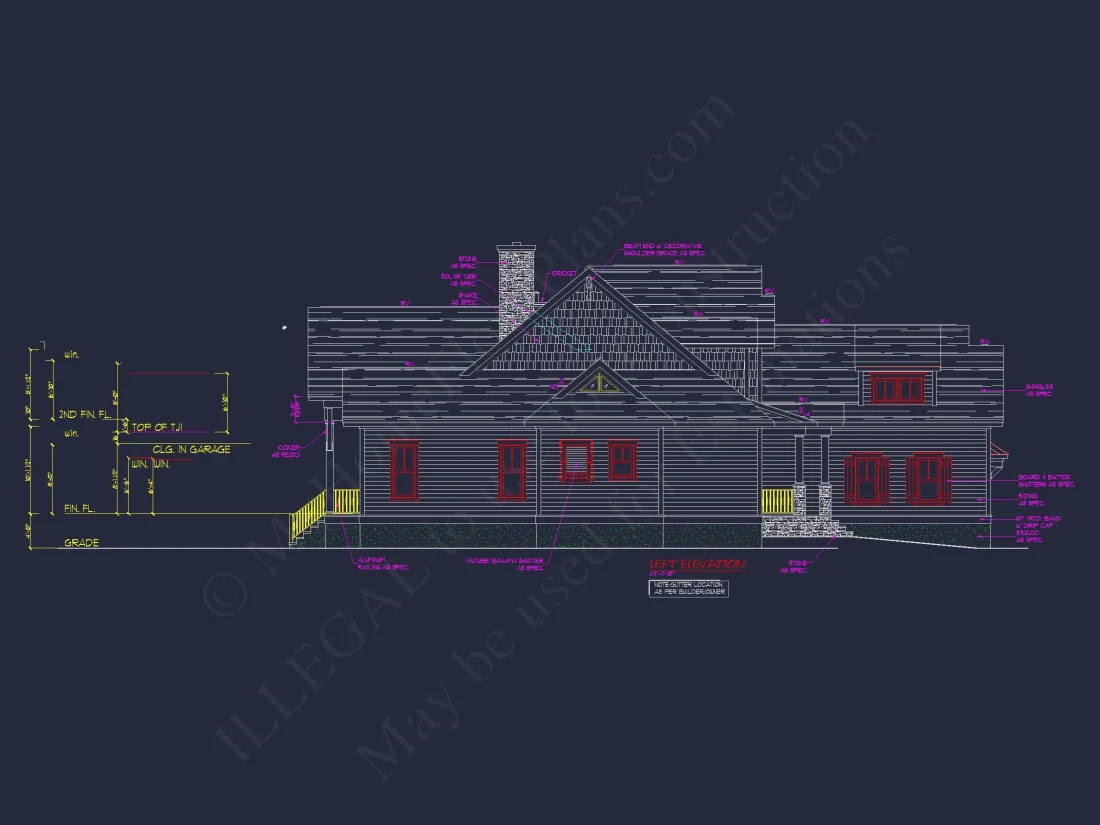 Craftsman house Plan with 2 Floors and Spacious Designs